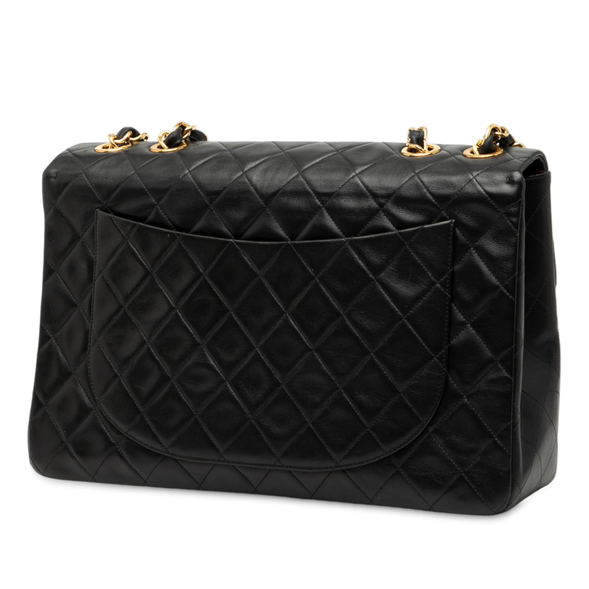 Chanel Maxi XL Classic Lambskin Single Flap