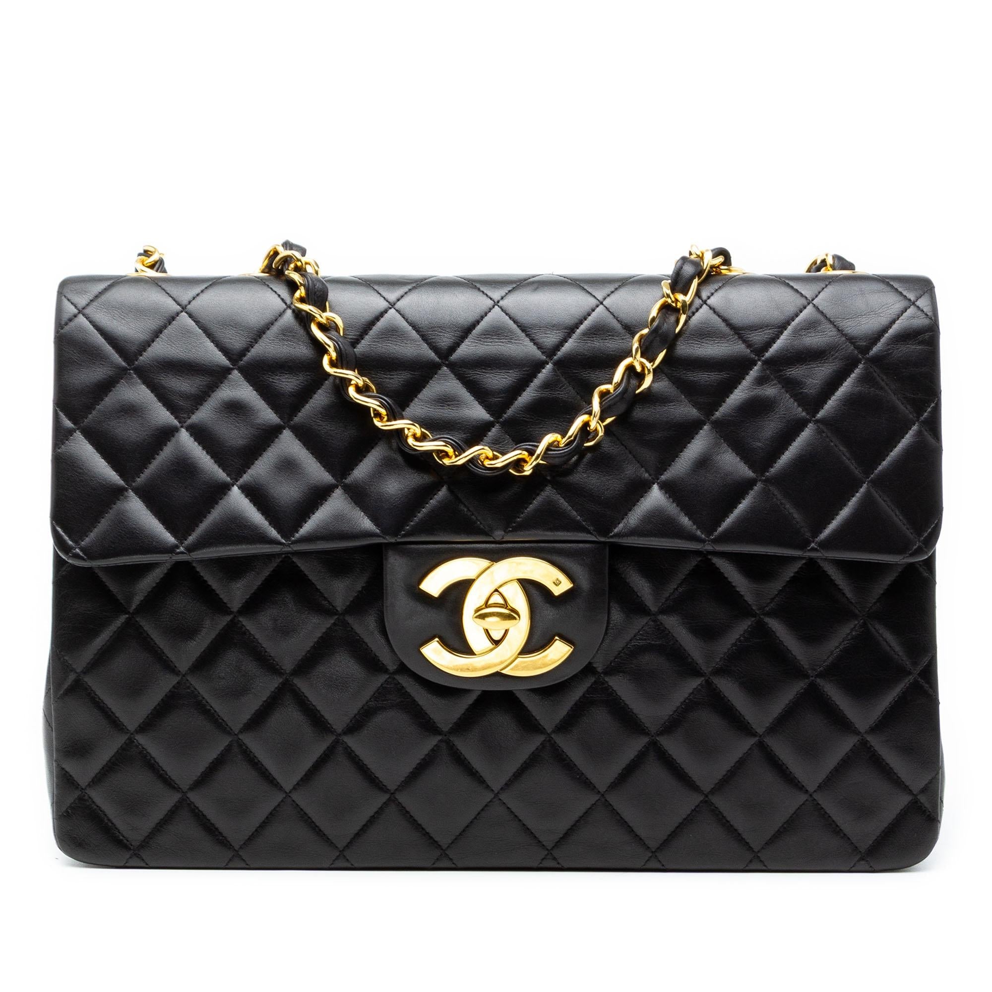 Chanel Maxi XL Classic Lambskin Single Flap