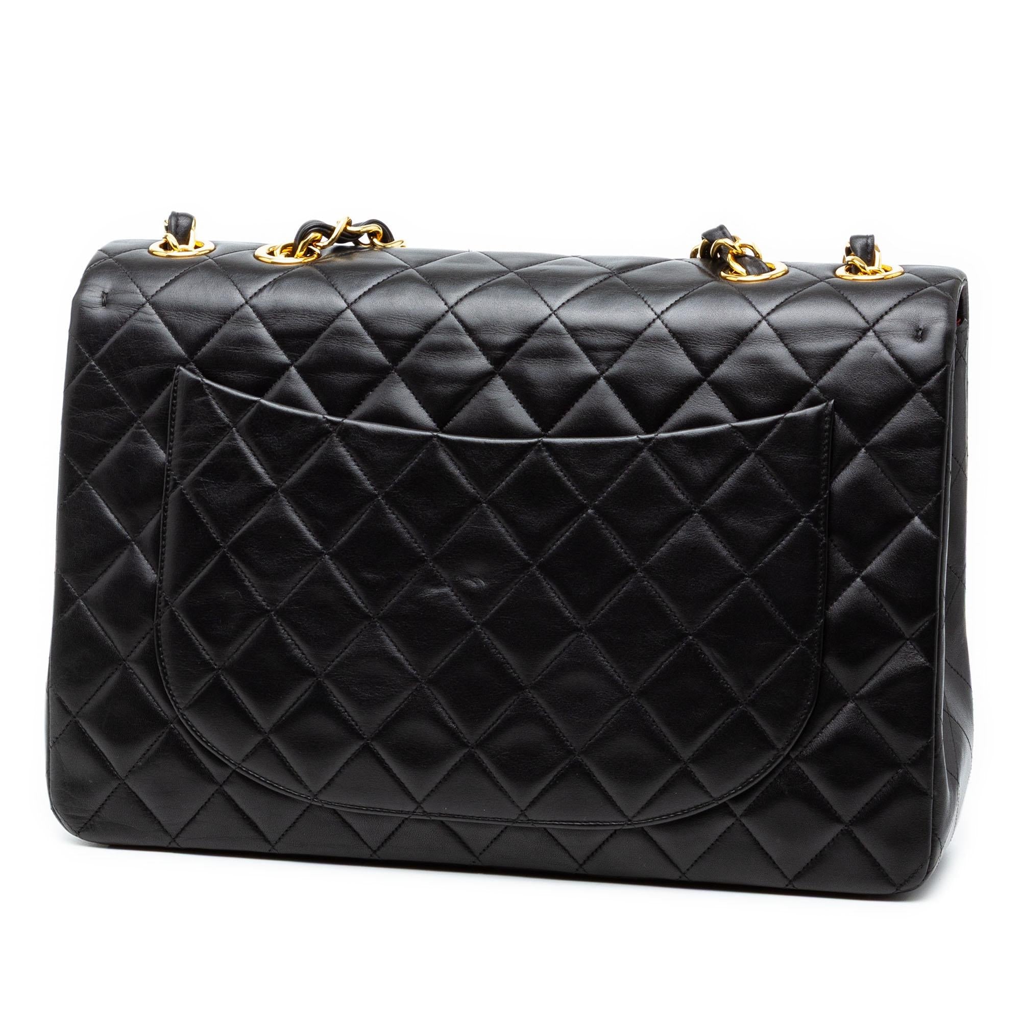 Chanel Maxi XL Classic Lambskin Single Flap