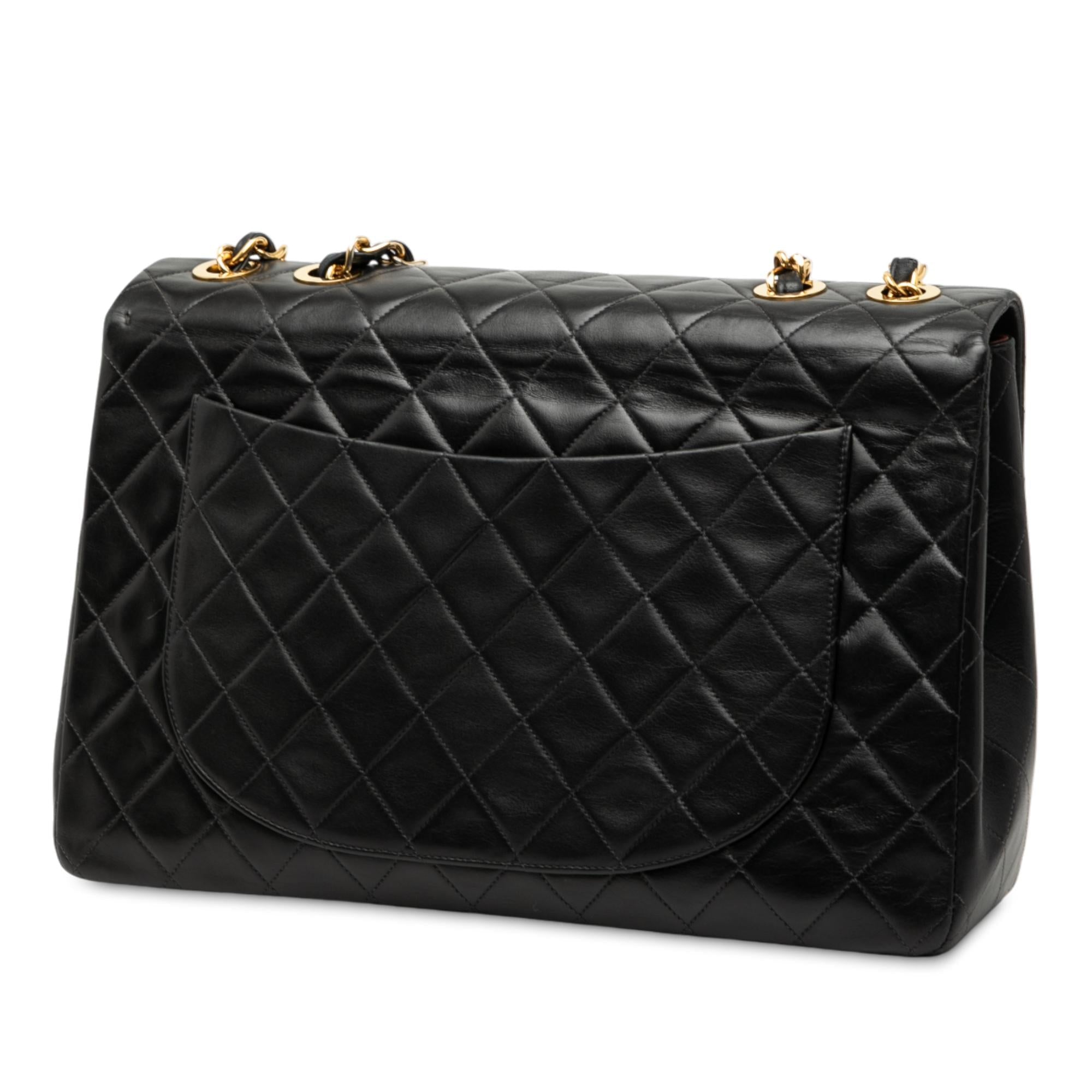 Chanel Maxi XL Classic Lambskin Single Flap