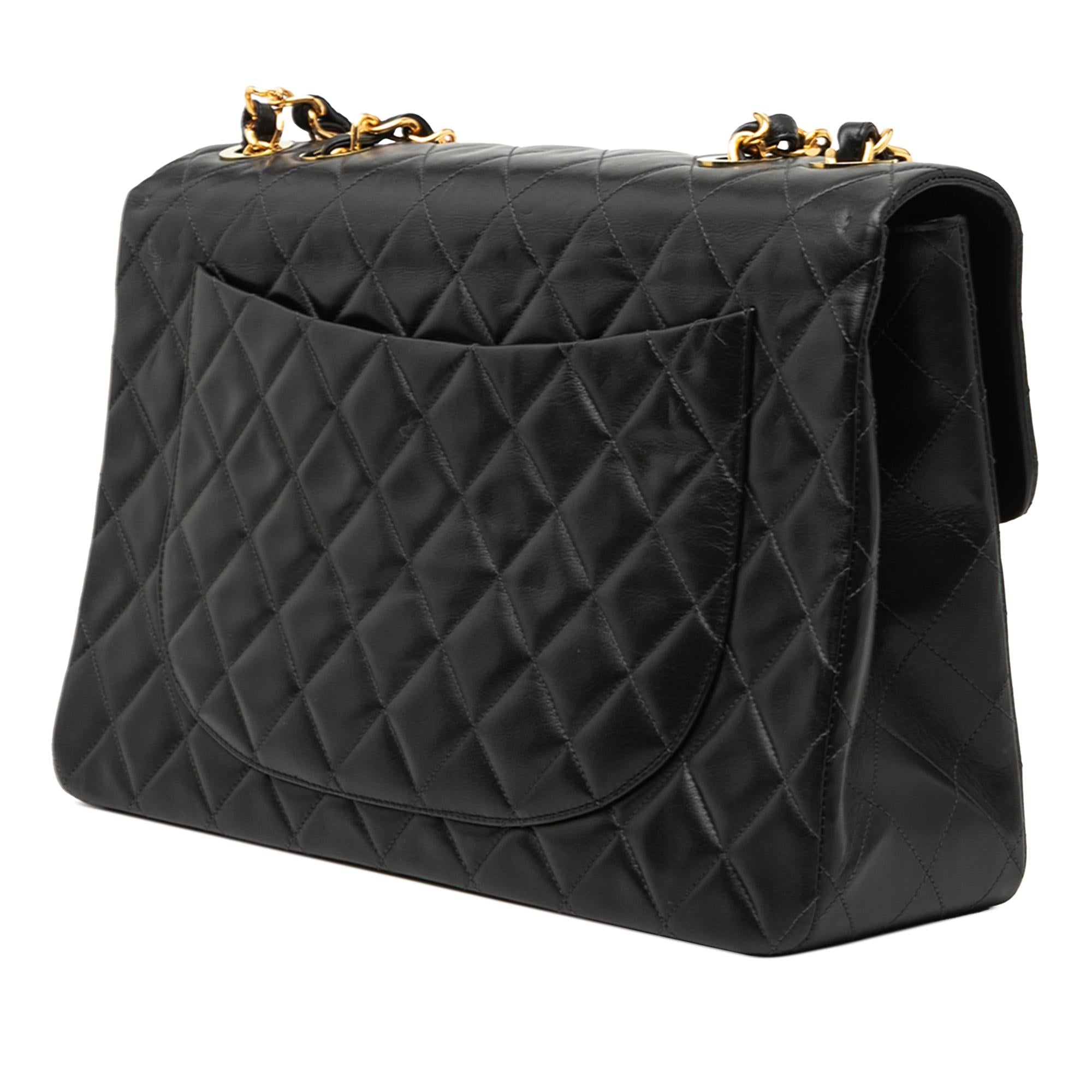 Chanel Maxi XL Classic Lambskin Single Flap