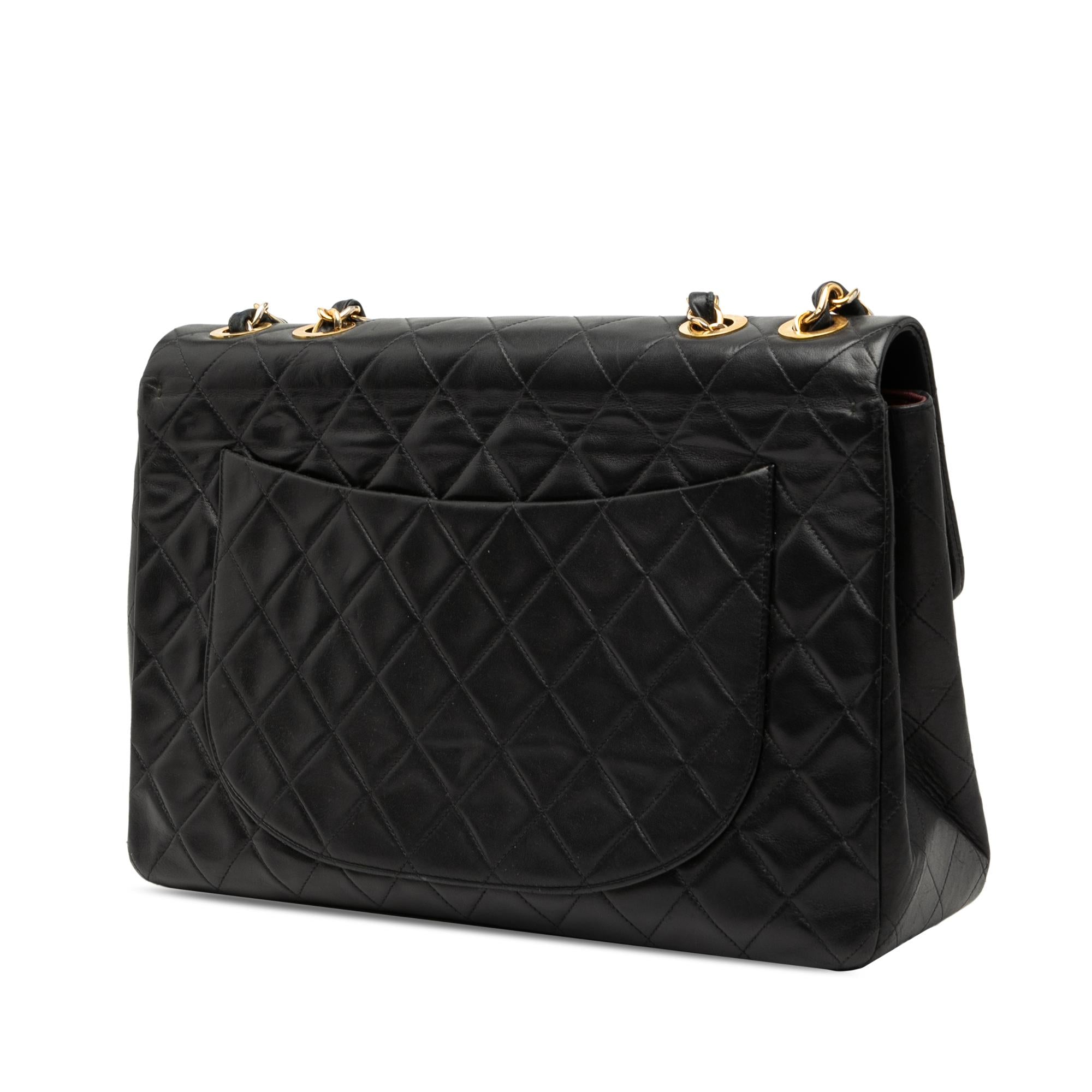Chanel Maxi XL Classic Lambskin Single Flap