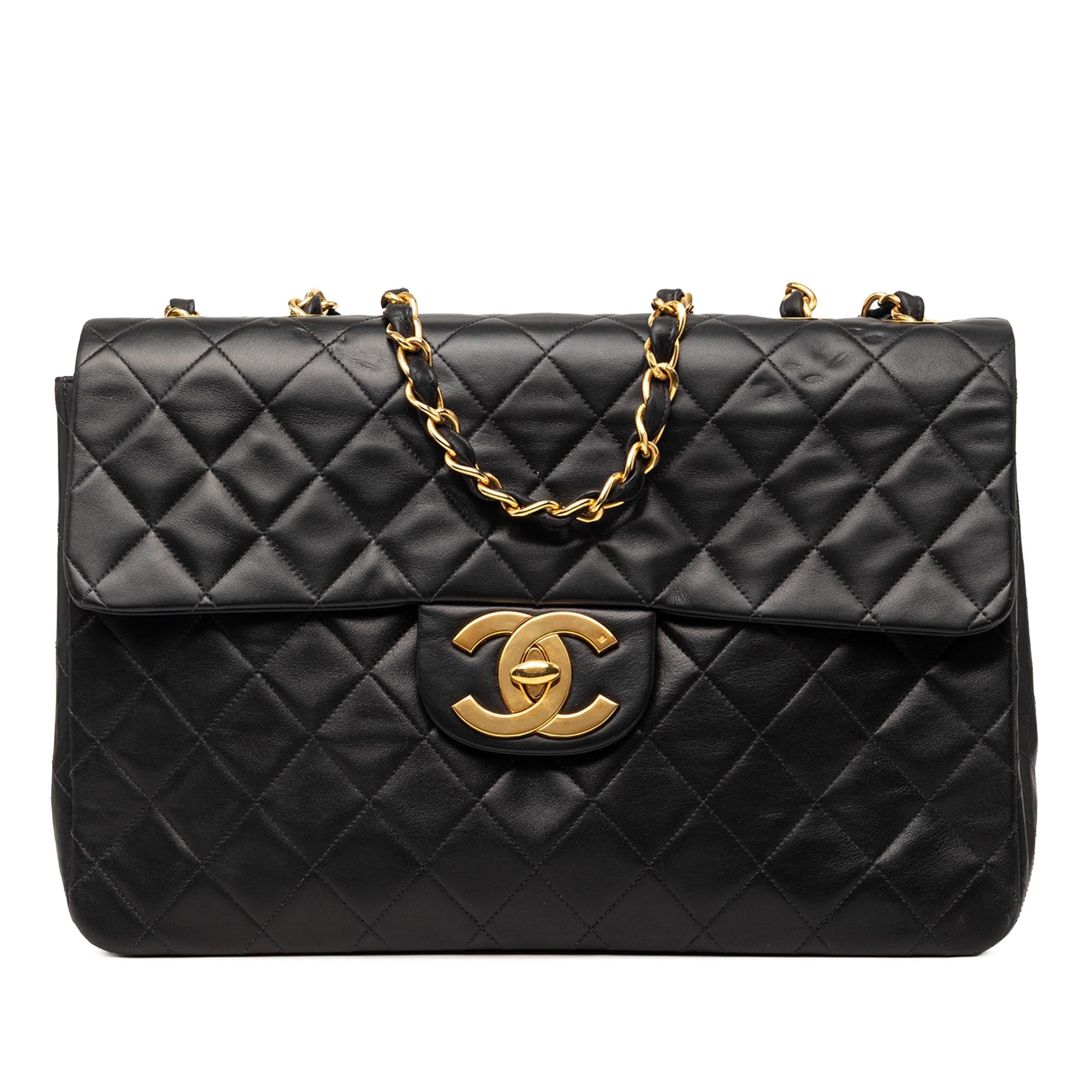 Chanel Maxi XL Classic Lambskin Single Flap