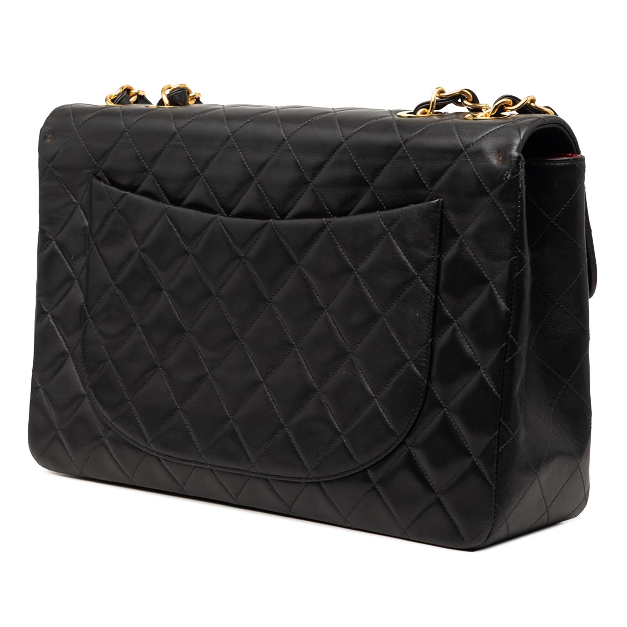 Chanel Maxi XL Classic Lambskin Single Flap