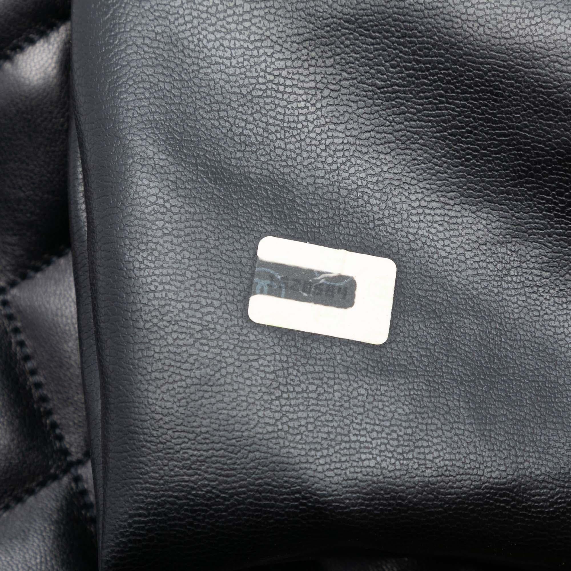 Chanel Maxi XL Quilted Lambskin Clutch with Chain