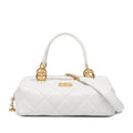 Chanel Métiers d'Art CC Quilted Lambskin Box with Top Handle Bag