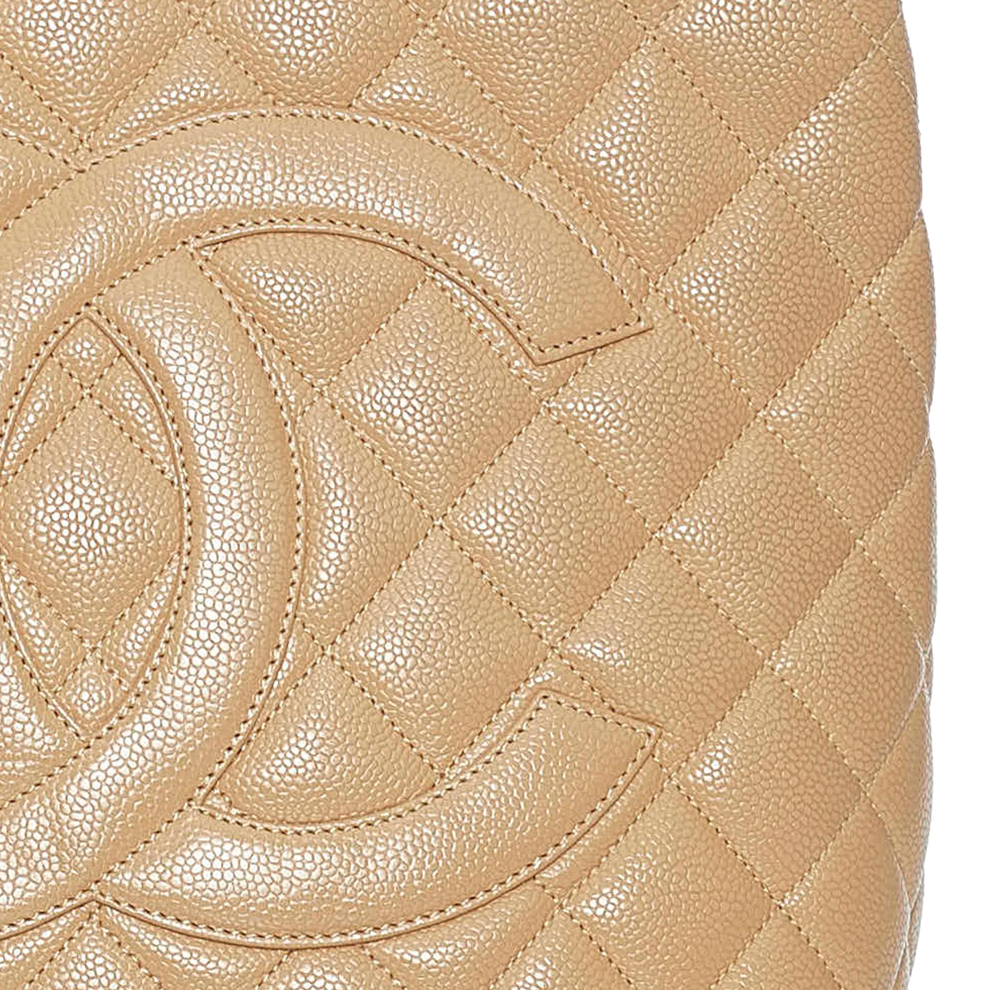 Chanel Medallion Caviar Leather Tote Bag (SHG-33642)