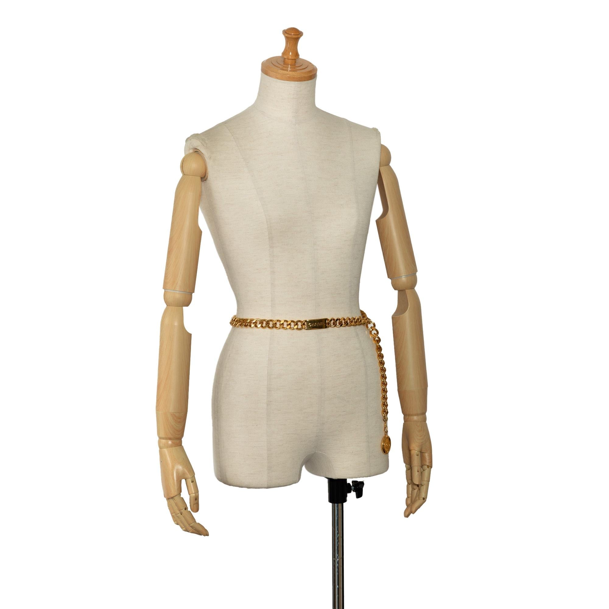 Chanel Medallion Chain-Link Belt - 36 / 92 (SHG-7gk2sc)