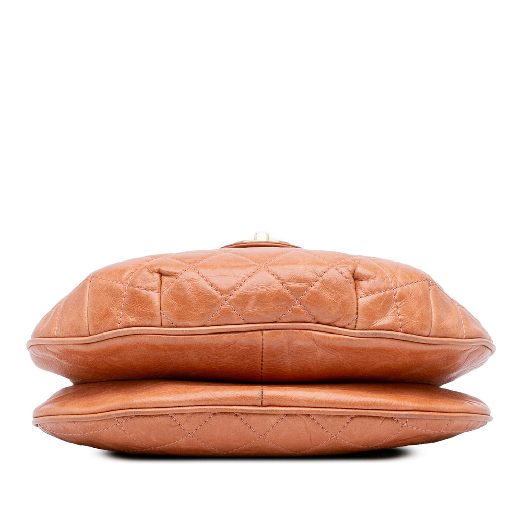 Chanel Medium Aged Calfskin Bubble CC Flap