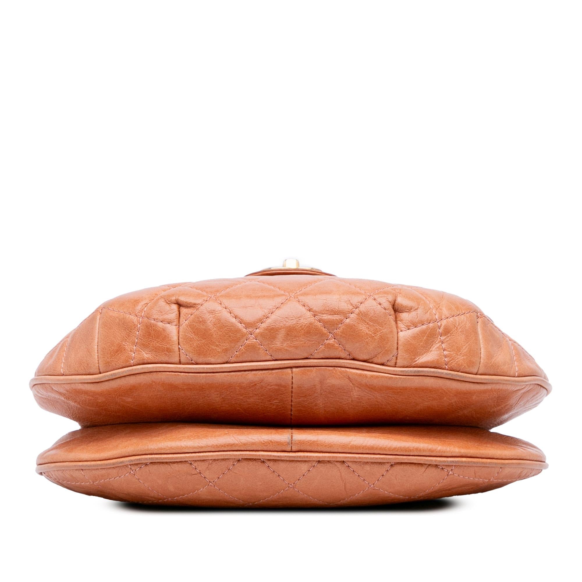 Chanel Medium Aged Calfskin Bubble CC Flap