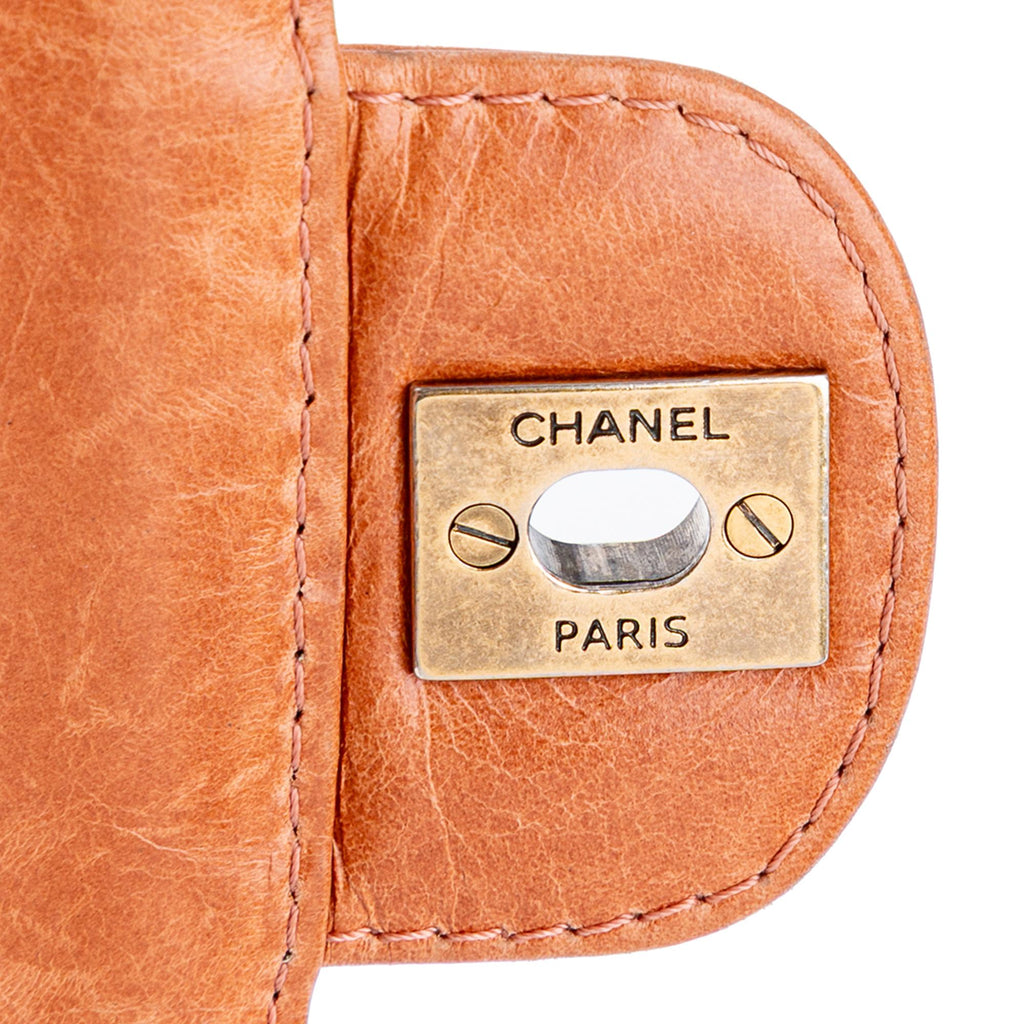 Chanel Medium Aged Calfskin Bubble CC Flap