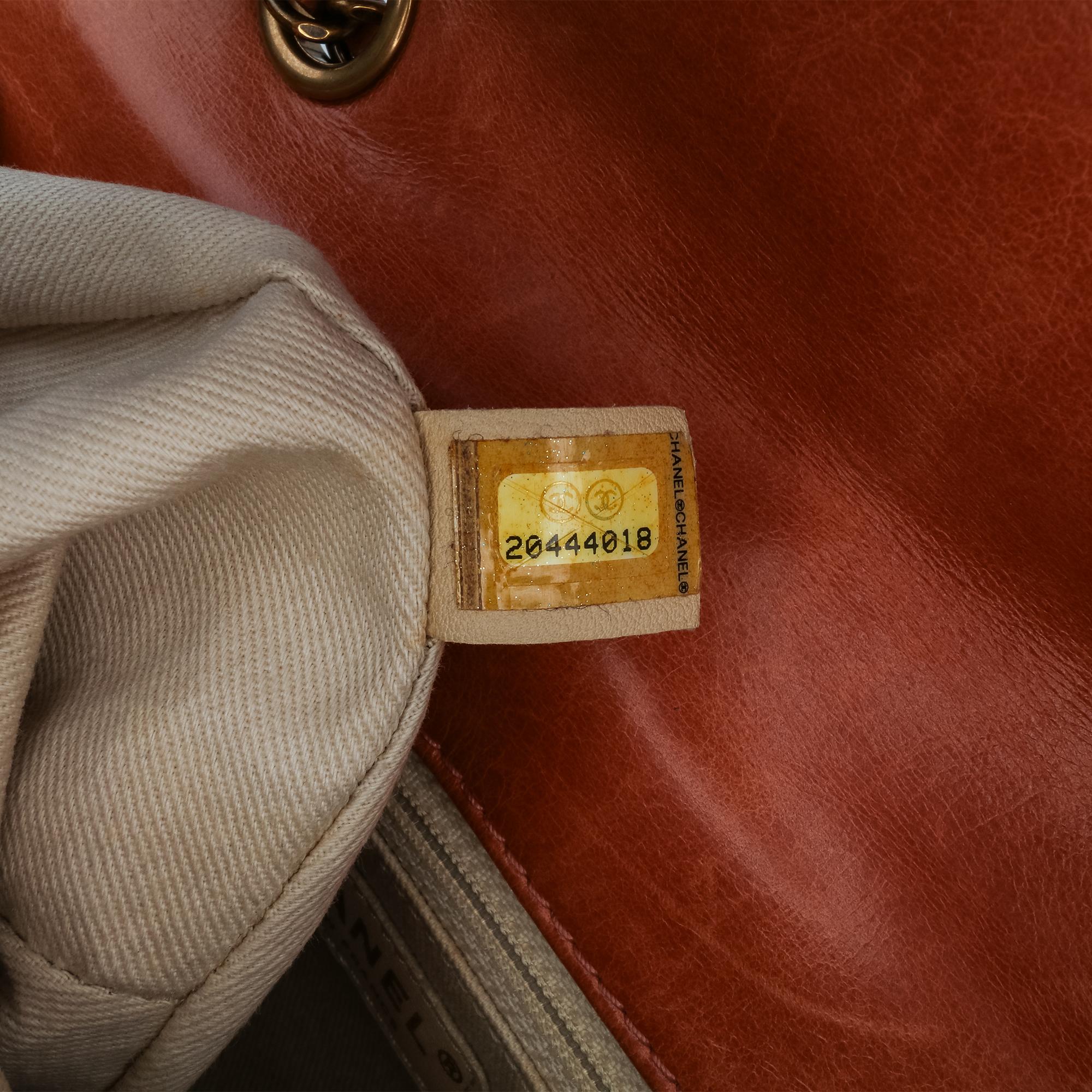 Chanel Medium Aged Calfskin Bubble CC Flap