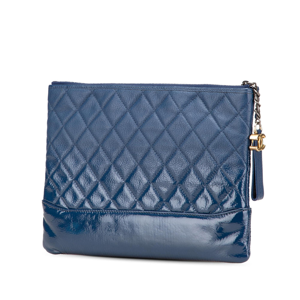 Chanel Medium Aged Calfskin Gabrielle O Case Clutch