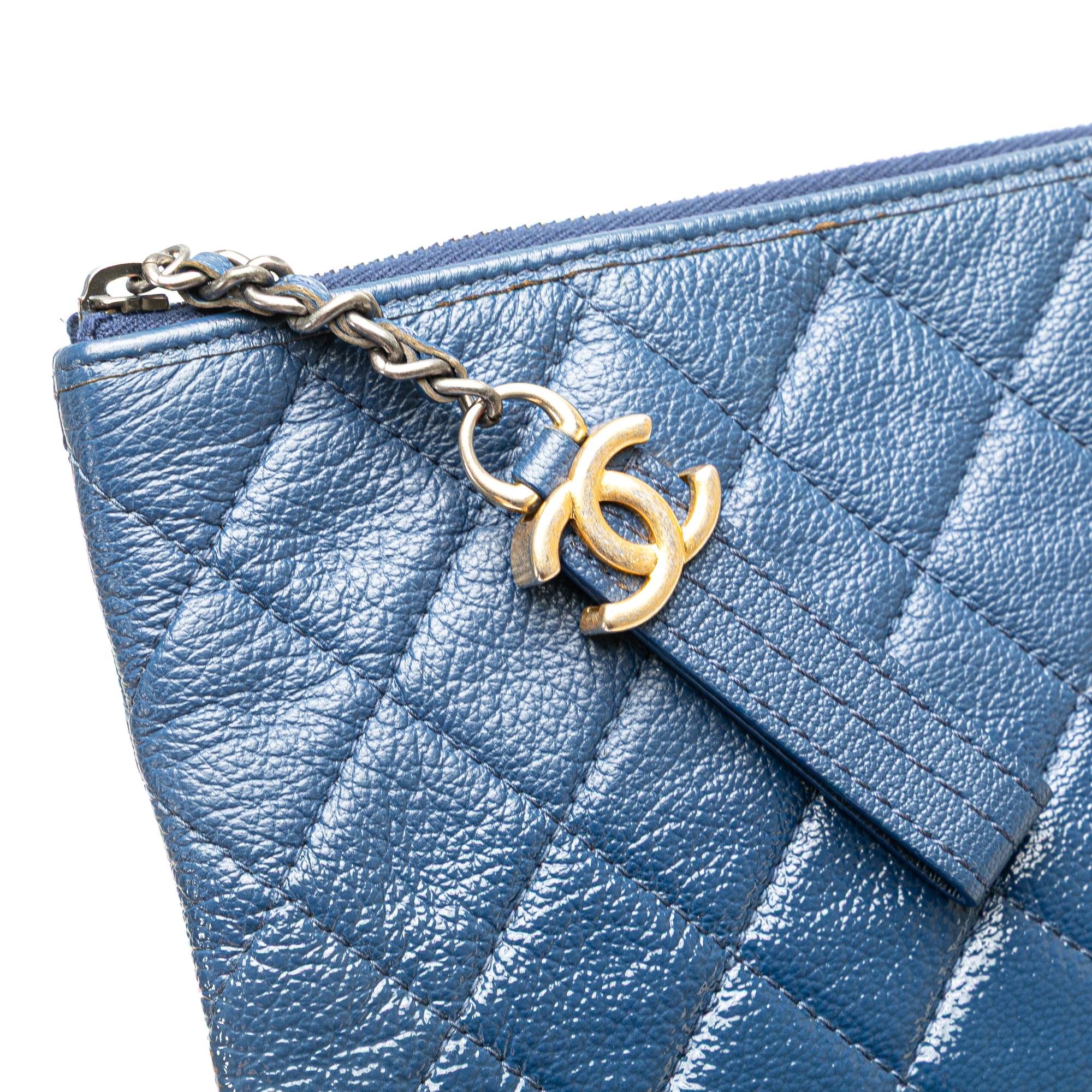 Chanel Medium Aged Calfskin Gabrielle O Case Clutch