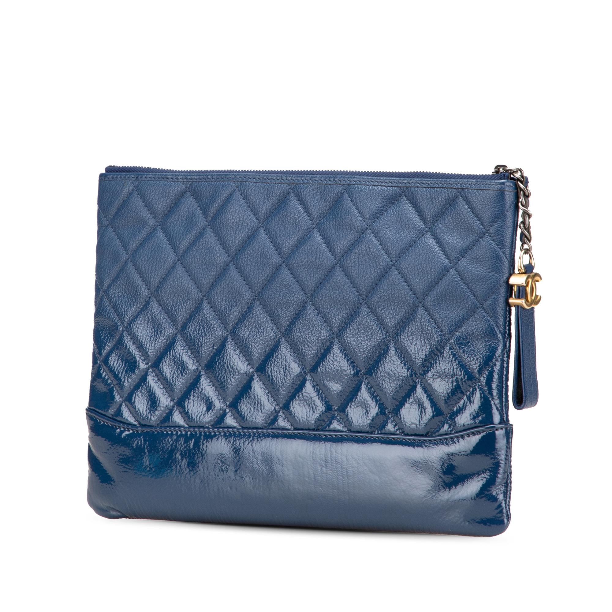 Chanel Medium Aged Calfskin Gabrielle O Case Clutch