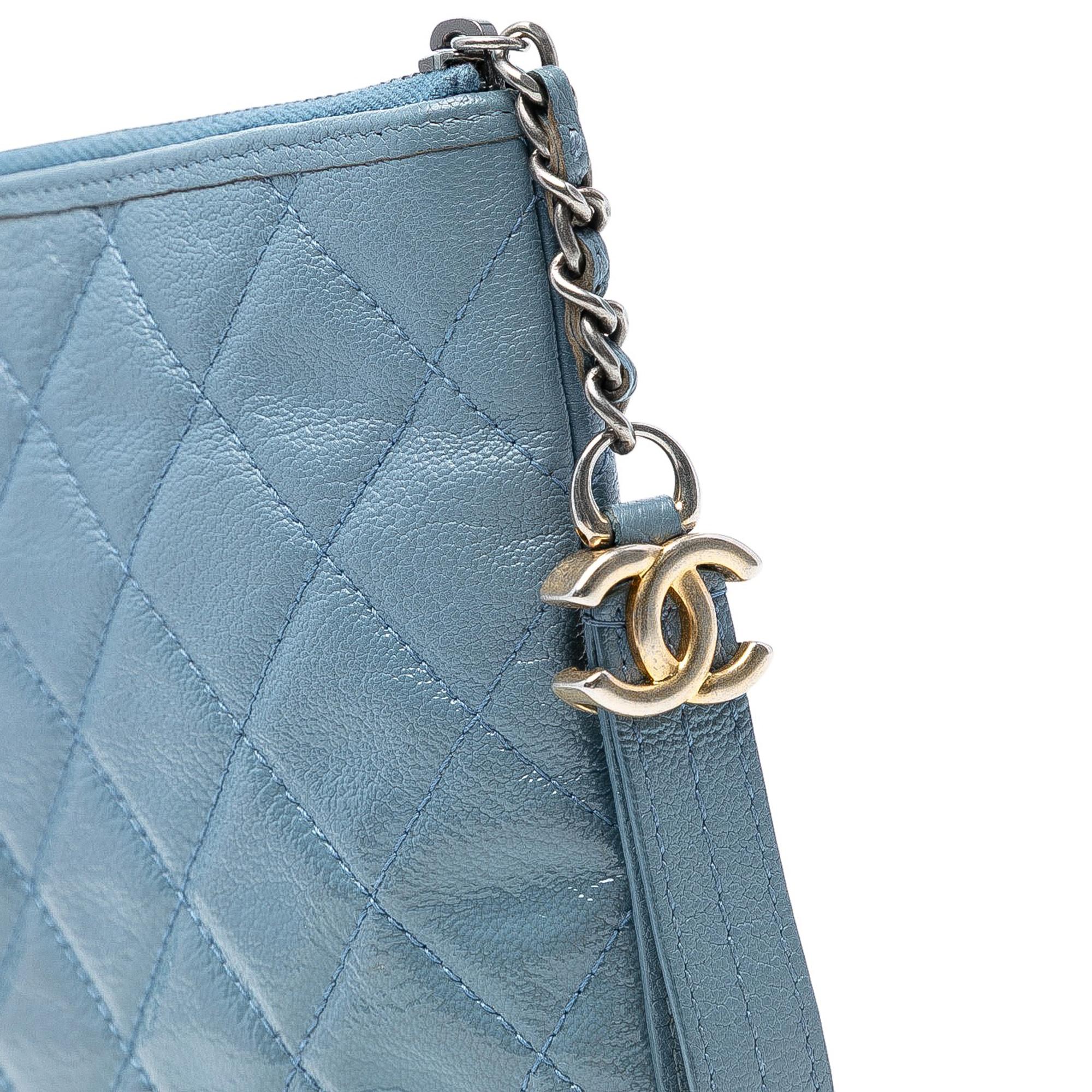 Chanel Medium Aged Calfskin Gabrielle O Case Clutch