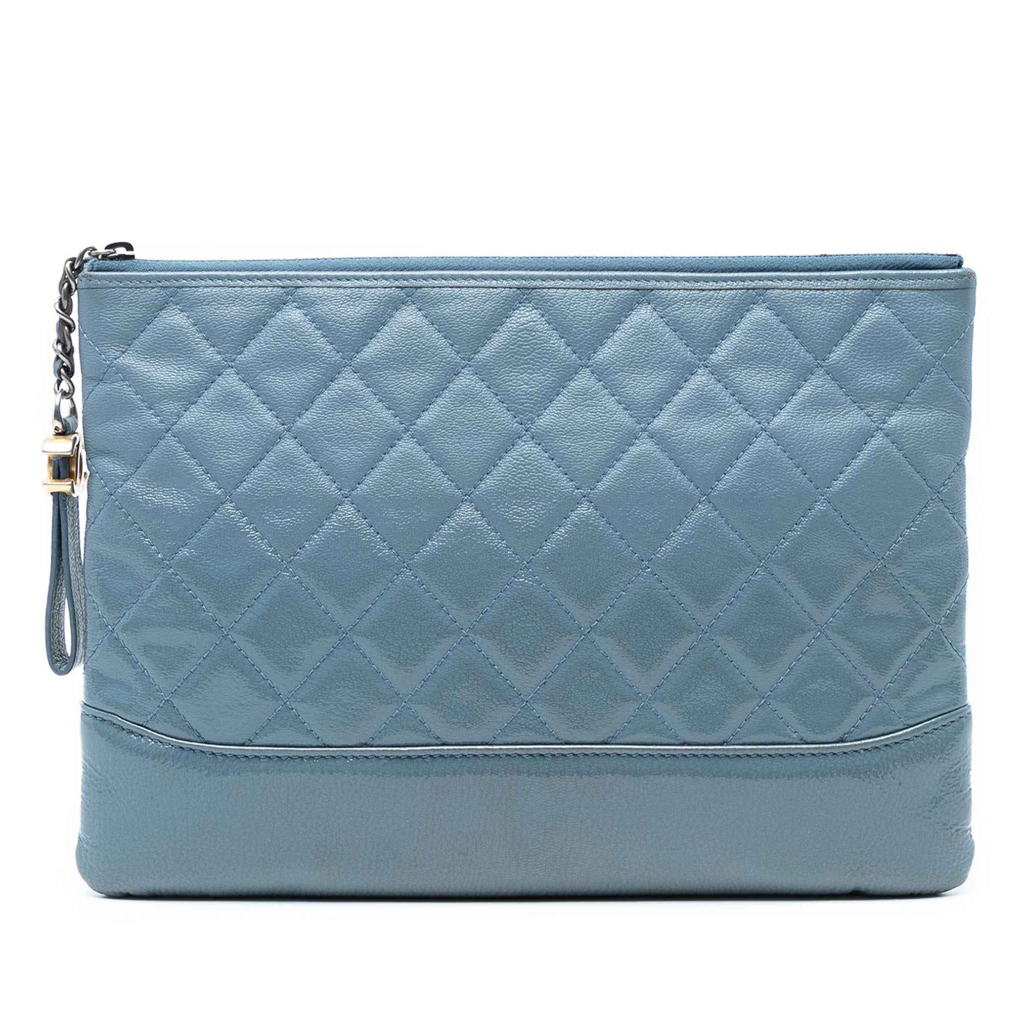 Chanel Medium Aged Calfskin Gabrielle O Case Clutch