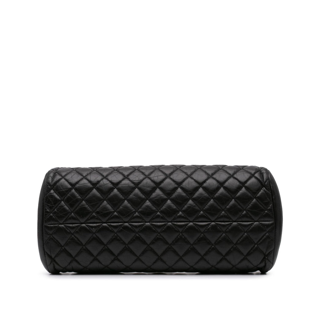 Chanel Medium Aged Calfskin Just Mademoiselle Bowling Bag