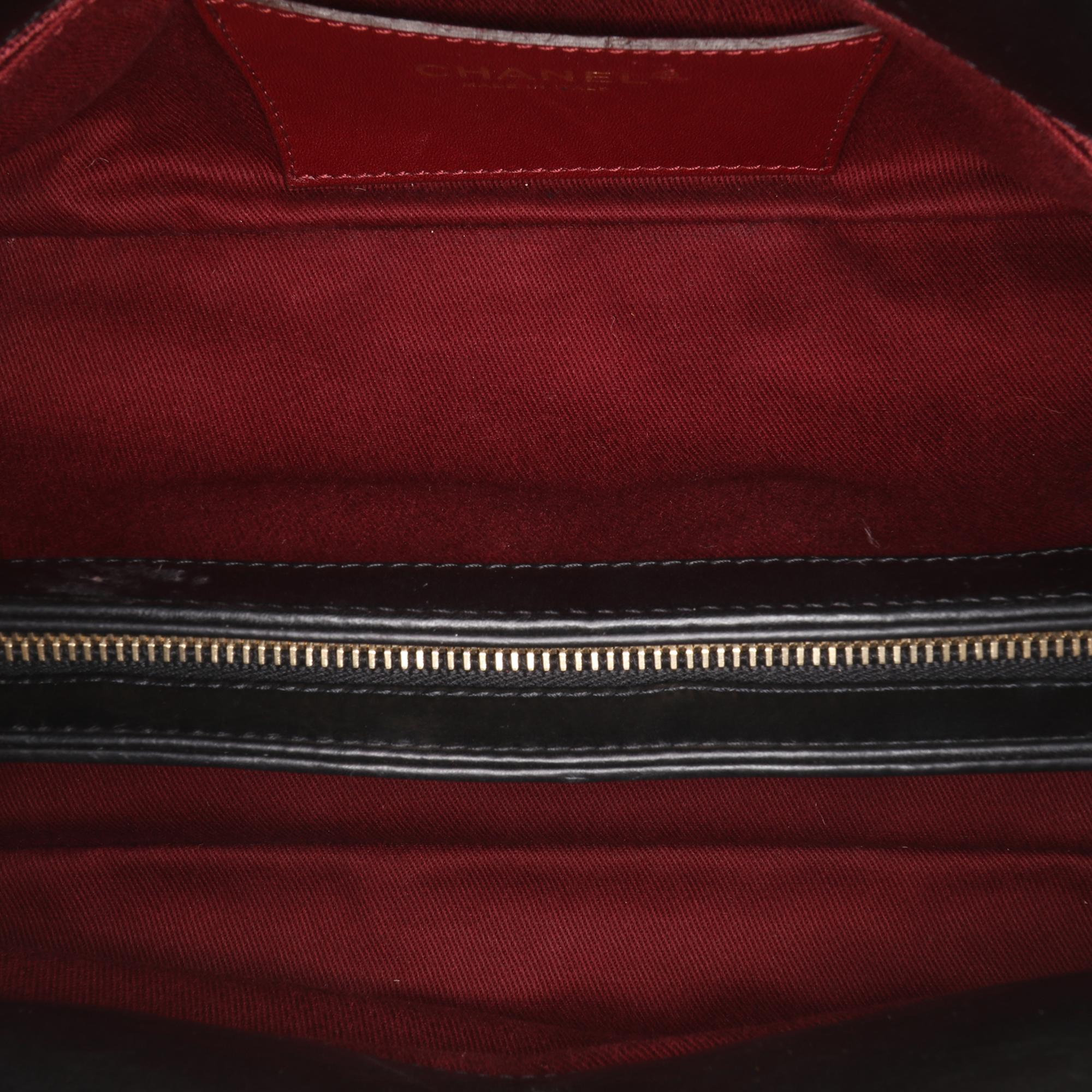 Chanel Medium Aged Calfskin Just Mademoiselle Bowling Bag