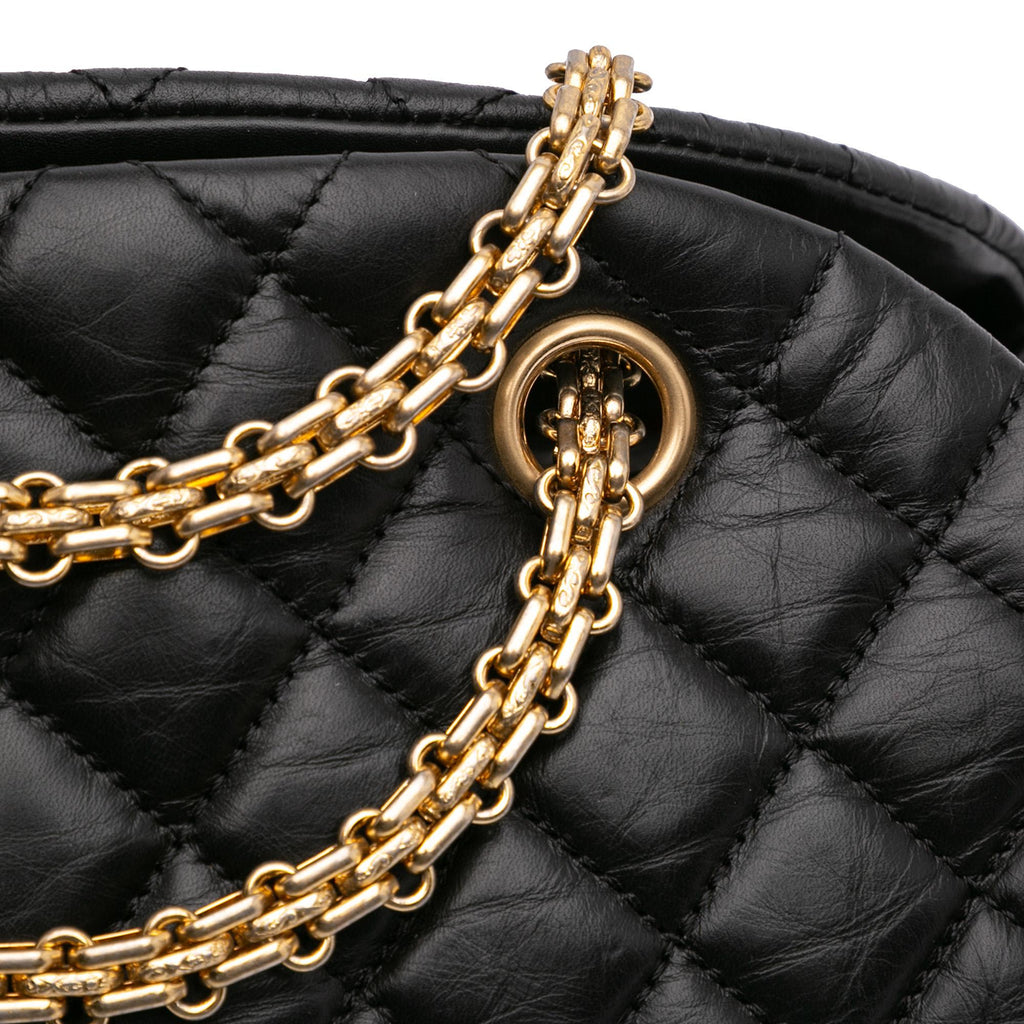 Chanel Medium Aged Calfskin Just Mademoiselle Bowling Bag