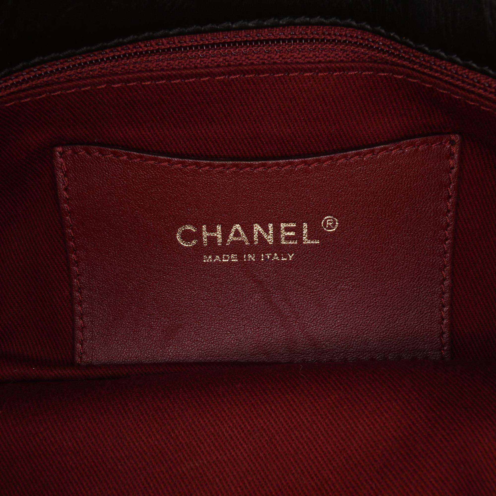 Chanel Medium Aged Calfskin Just Mademoiselle Bowling Bag