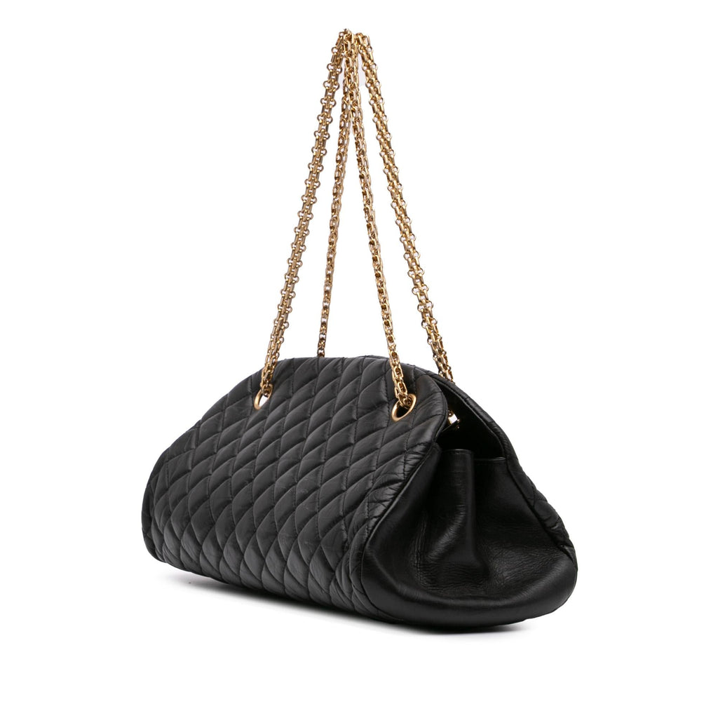 Chanel Medium Aged Calfskin Just Mademoiselle Bowling Bag