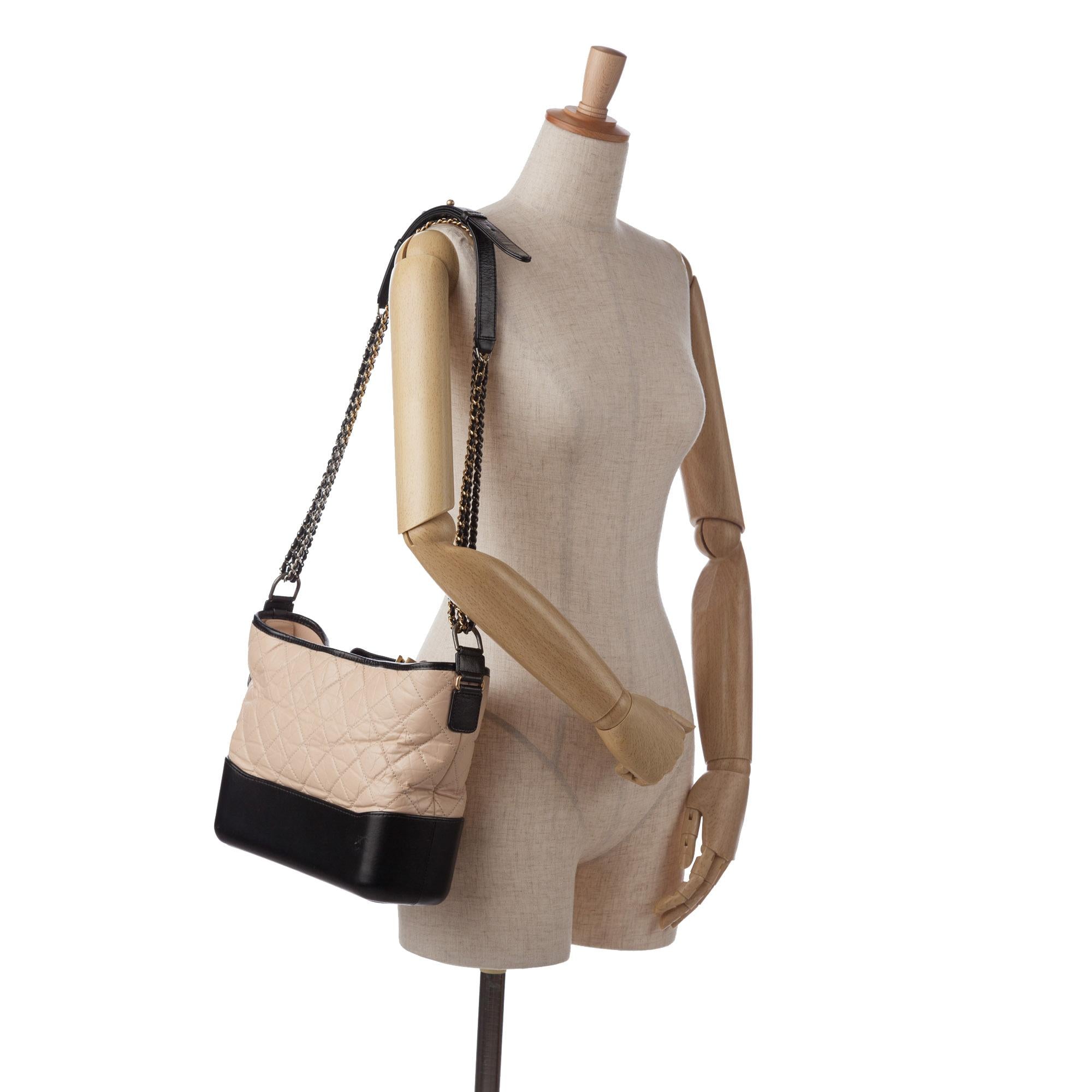 Chanel Medium Bicolor Lambskin Gabrielle Crossbody