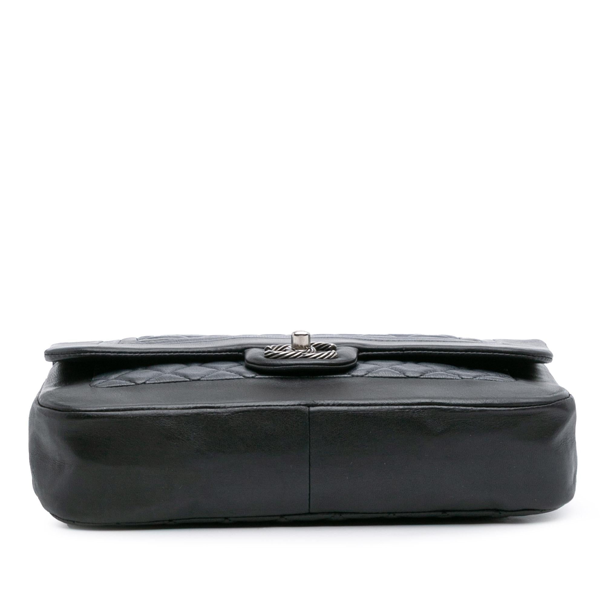 Chanel Medium Bicolor Quilted Calfskin Flap