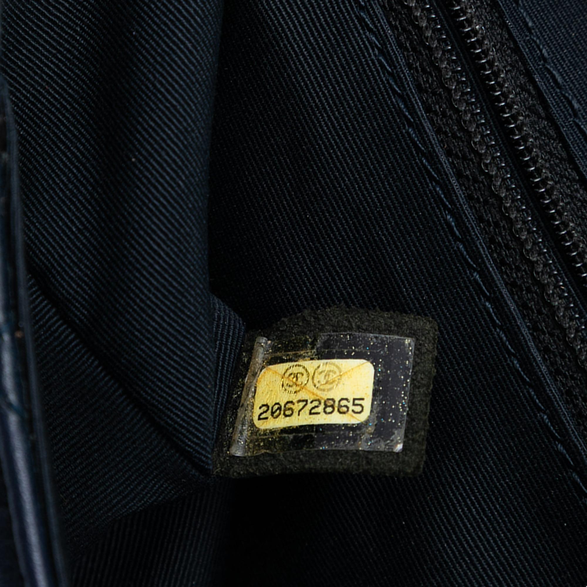 Chanel Medium Bicolor Quilted Lambskin Elegant CC Flap