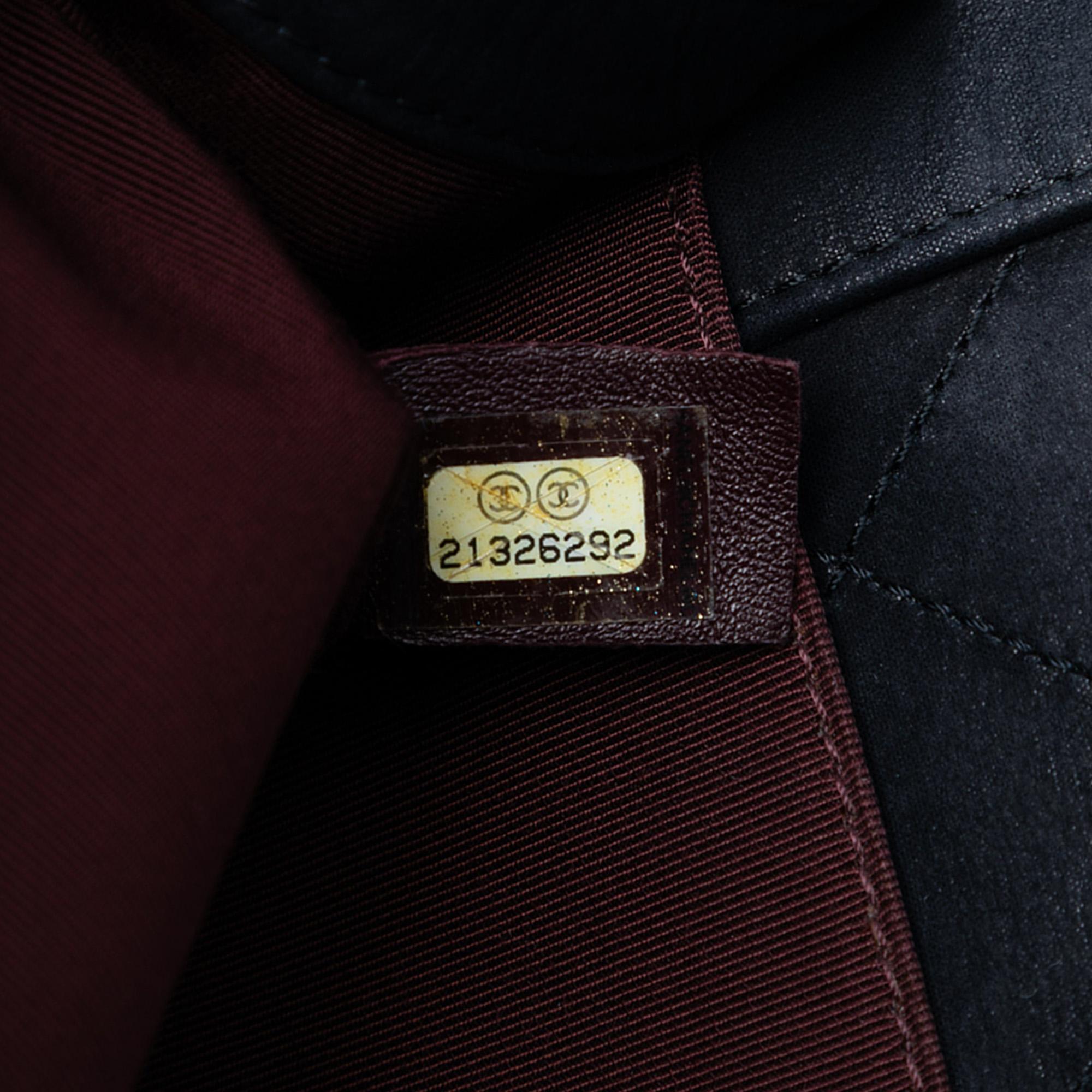 Chanel Medium Bicolor Shearling Boy Flap