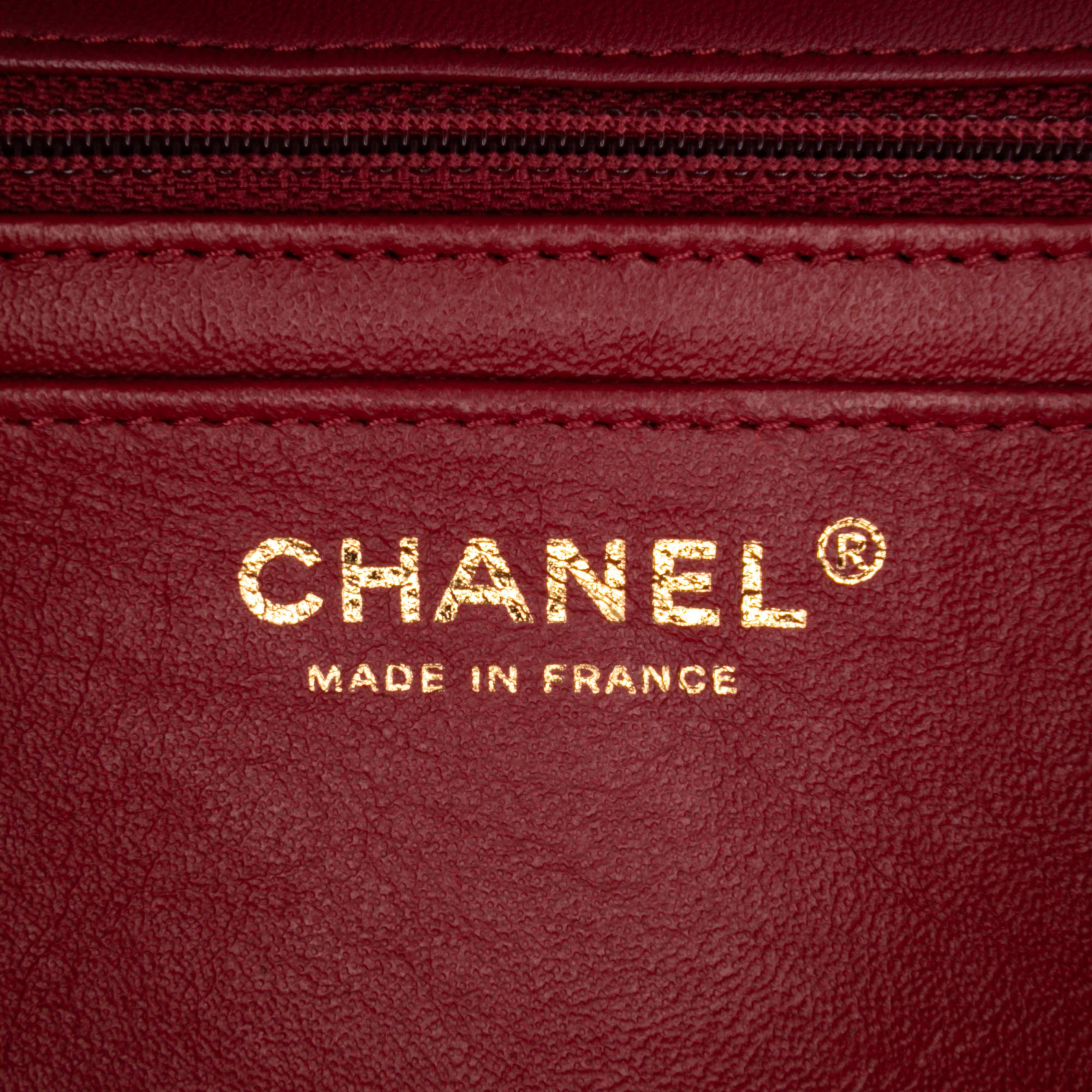 Chanel Medium Braided Classic Tweed Single Flap