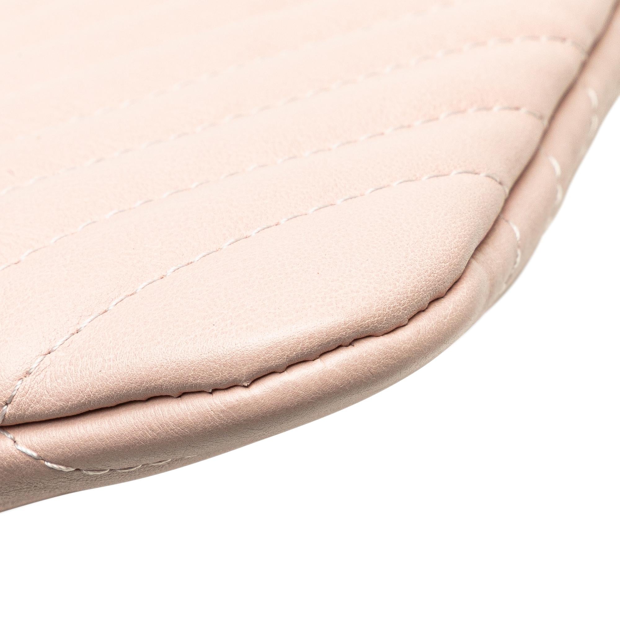 Chanel Medium CC Chevron Caviar O Case Clutch
