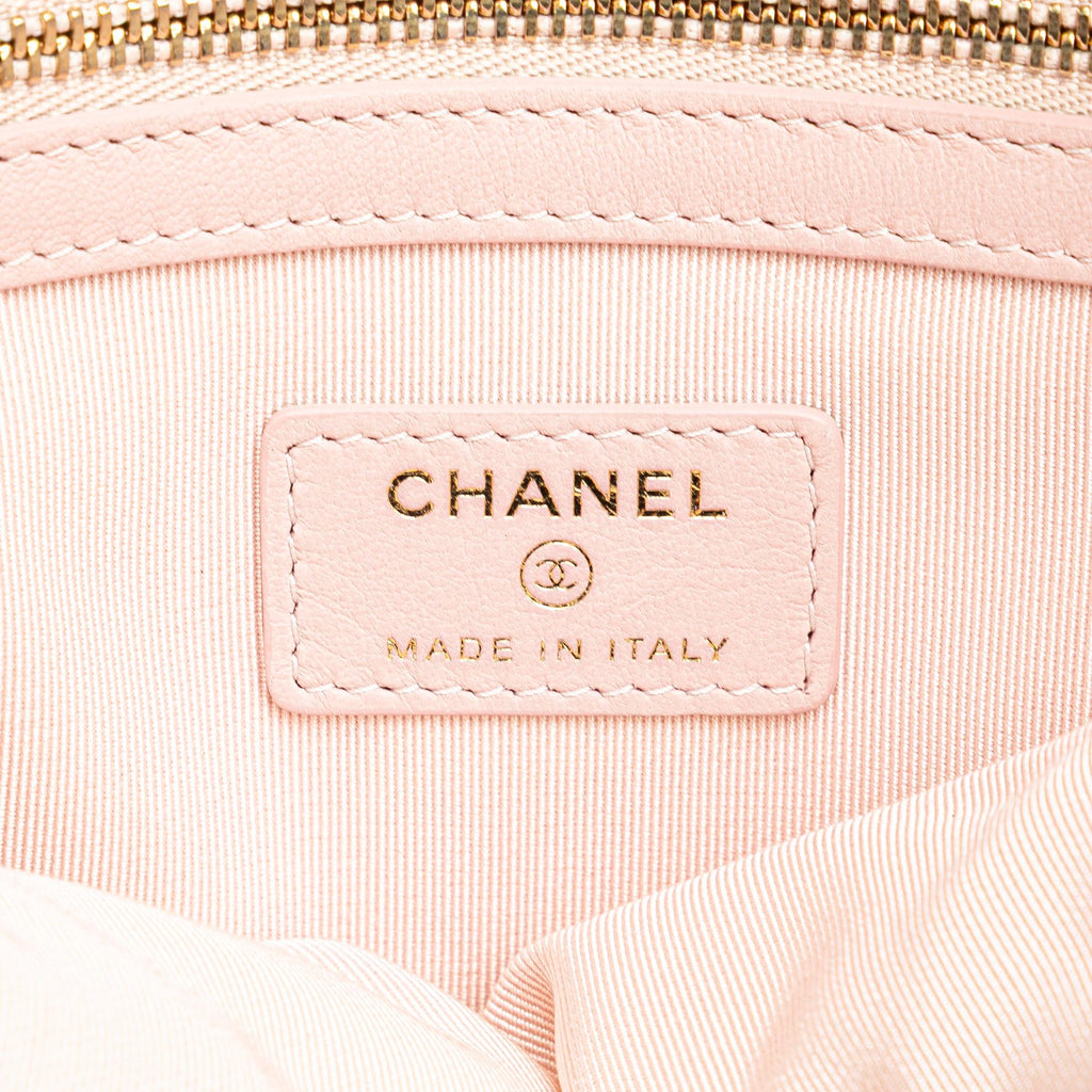Chanel Medium CC Chevron Caviar O Case Clutch