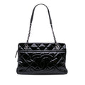 Chanel Medium CC Patent Soft Shopper Tote