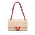 Chanel Medium CC Perforated Calfskin Single Flap