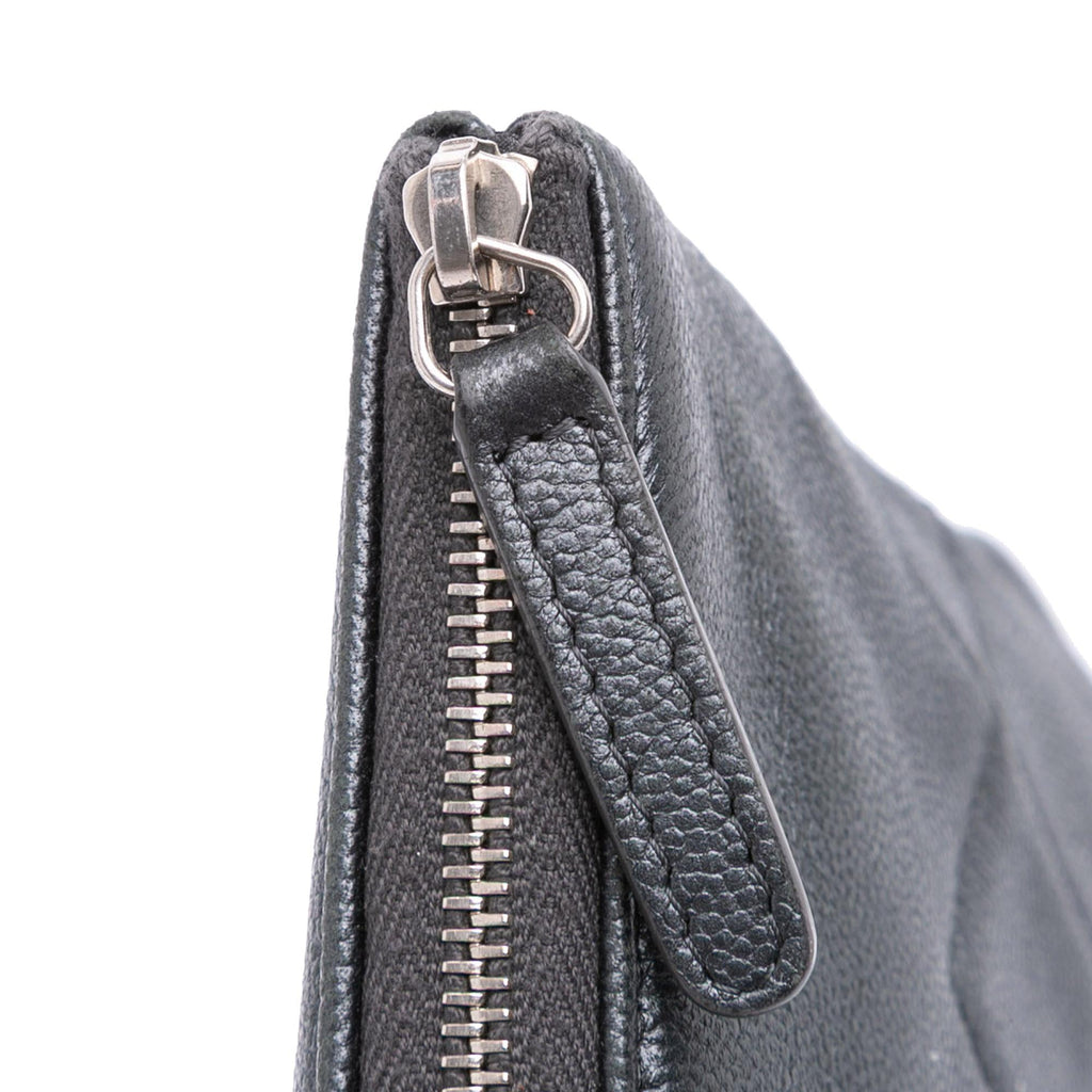 Chanel Medium CC Quilted Caviar O Case Clutch