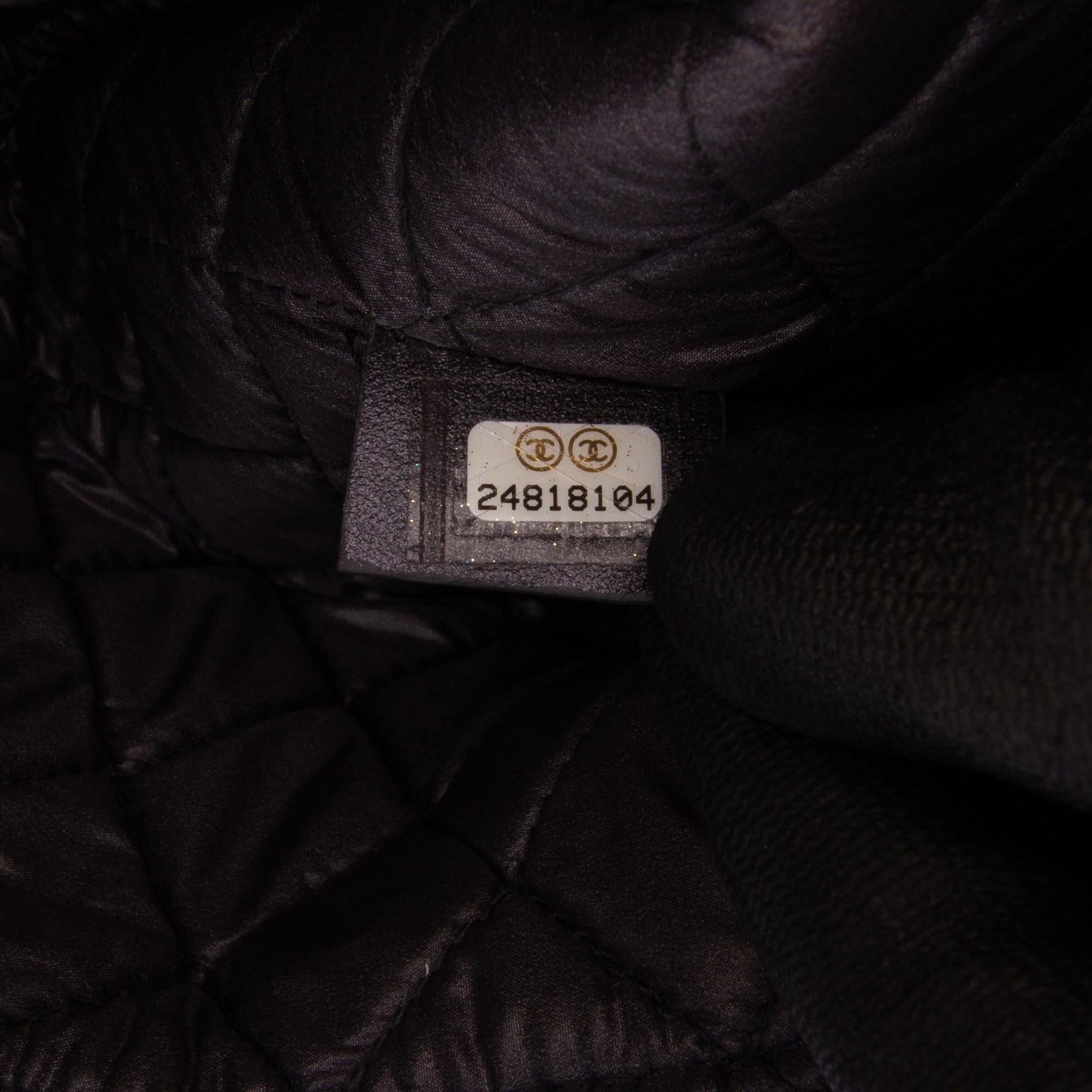 Chanel Medium CC Quilted Caviar O Case Clutch