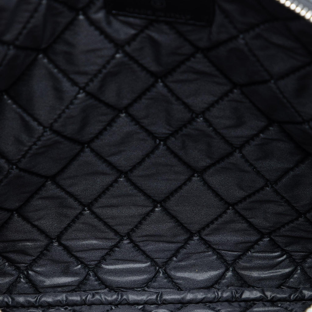 Chanel Medium CC Quilted Caviar O Case Clutch
