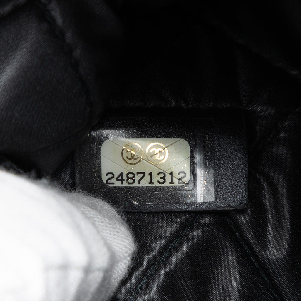 Chanel Medium CC Quilted Caviar O Case Clutch