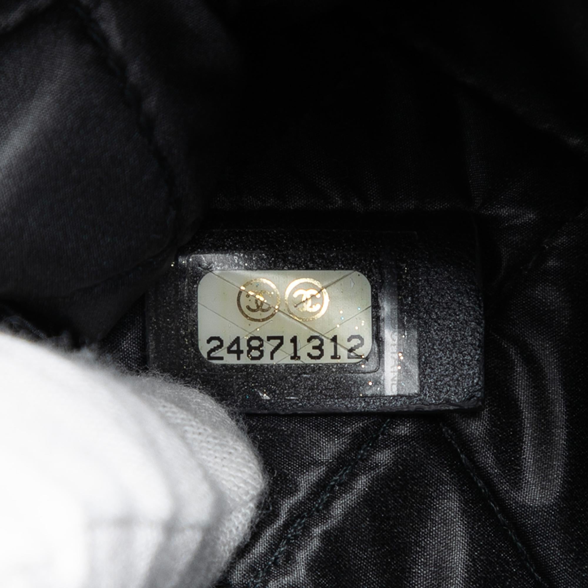 Chanel Medium CC Quilted Caviar O Case Clutch