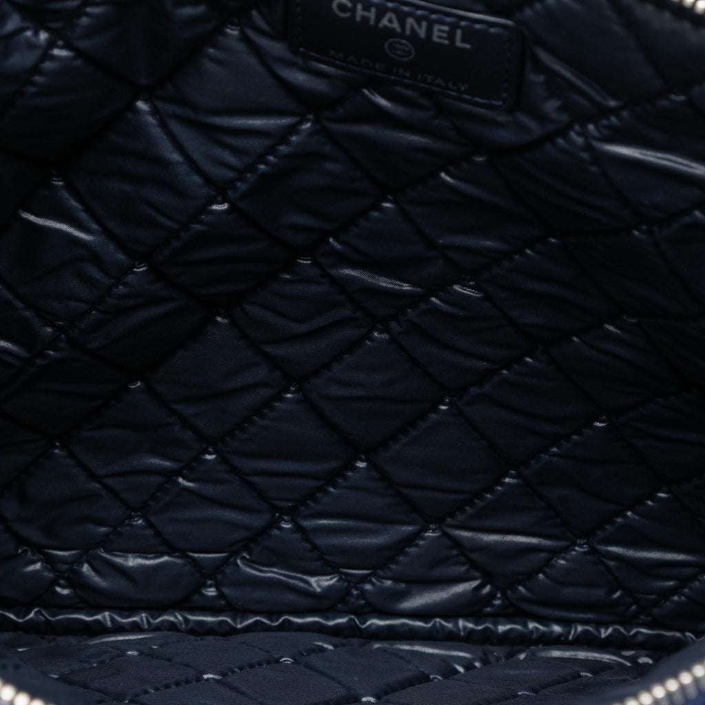 Chanel Medium CC Quilted Caviar O Case Clutch
