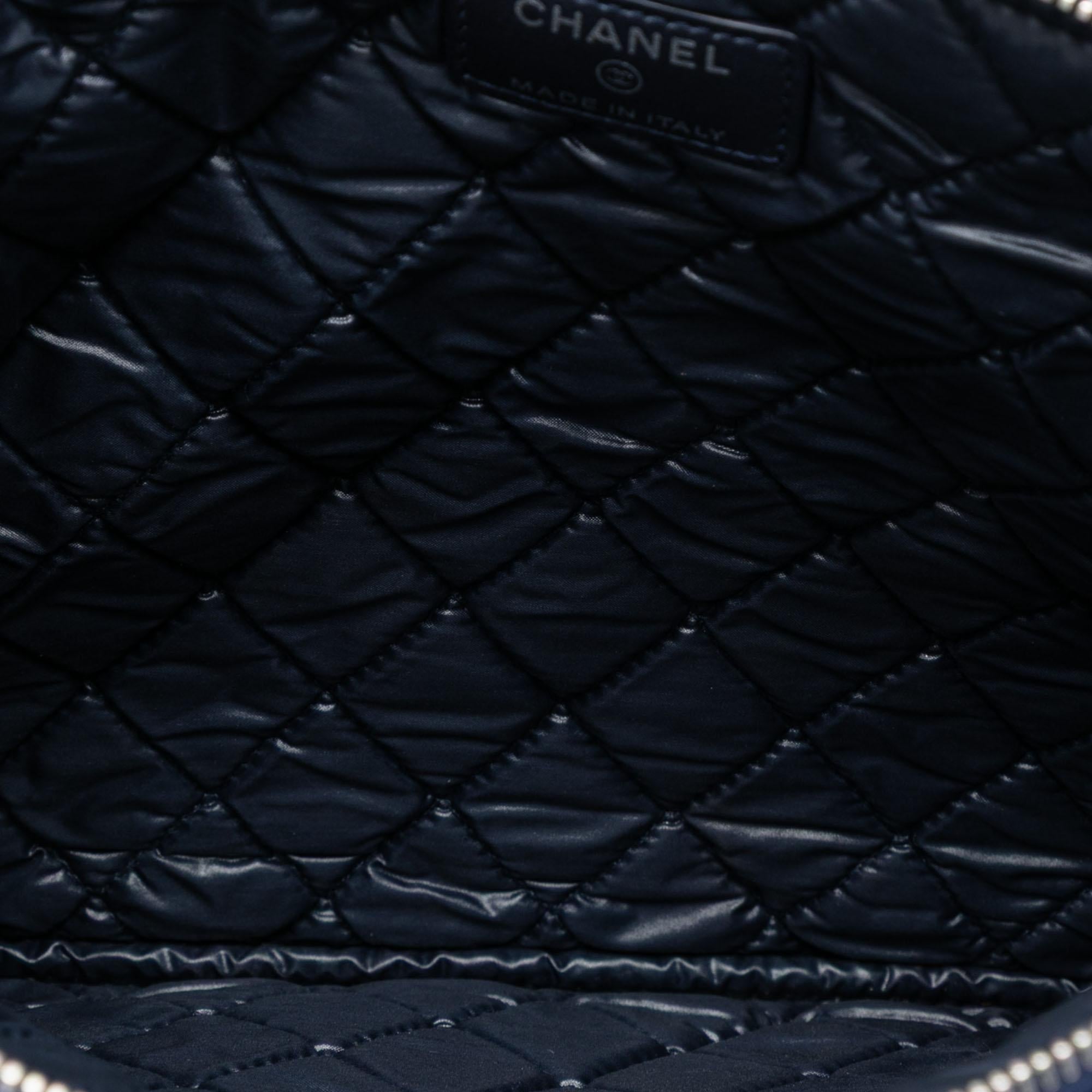 Chanel Medium CC Quilted Caviar O Case Clutch