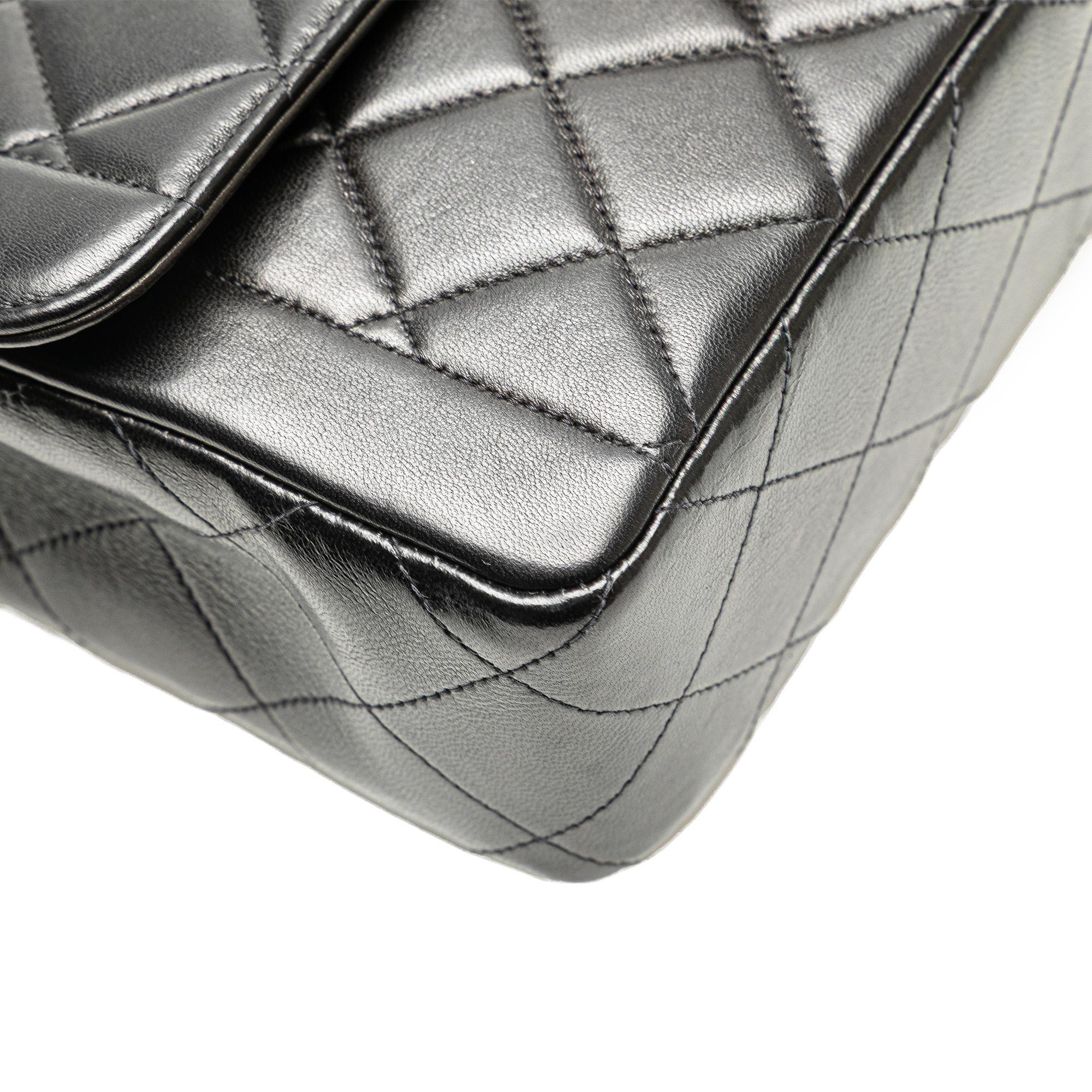 Chanel Medium CC Quilted Lambskin Border Single Flap
