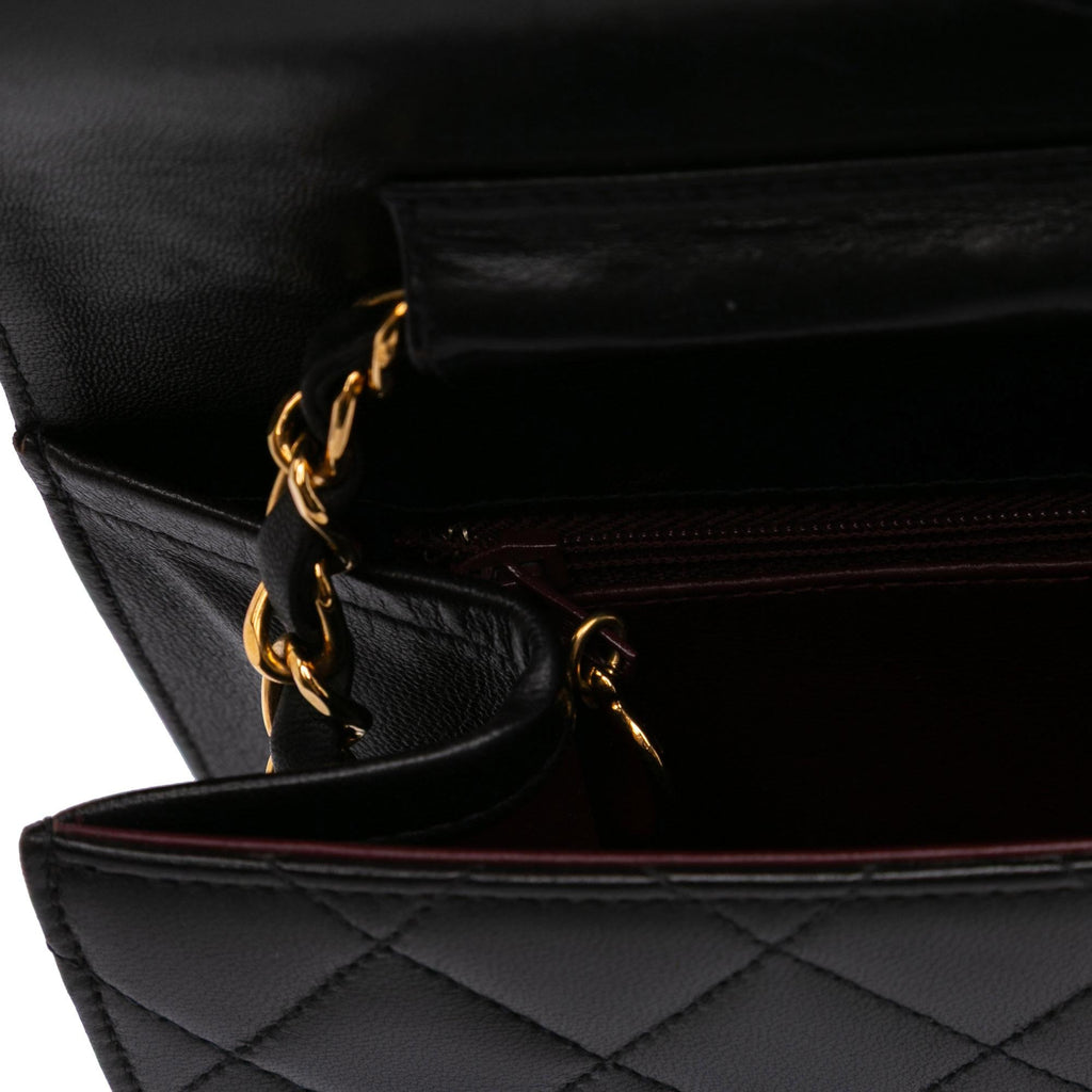 Chanel Medium CC Quilted Lambskin Half Single Flap
