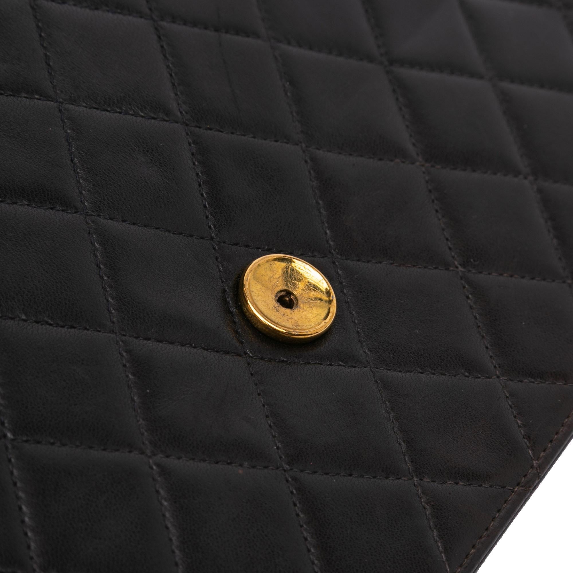 Chanel Medium CC Quilted Lambskin Half Single Flap