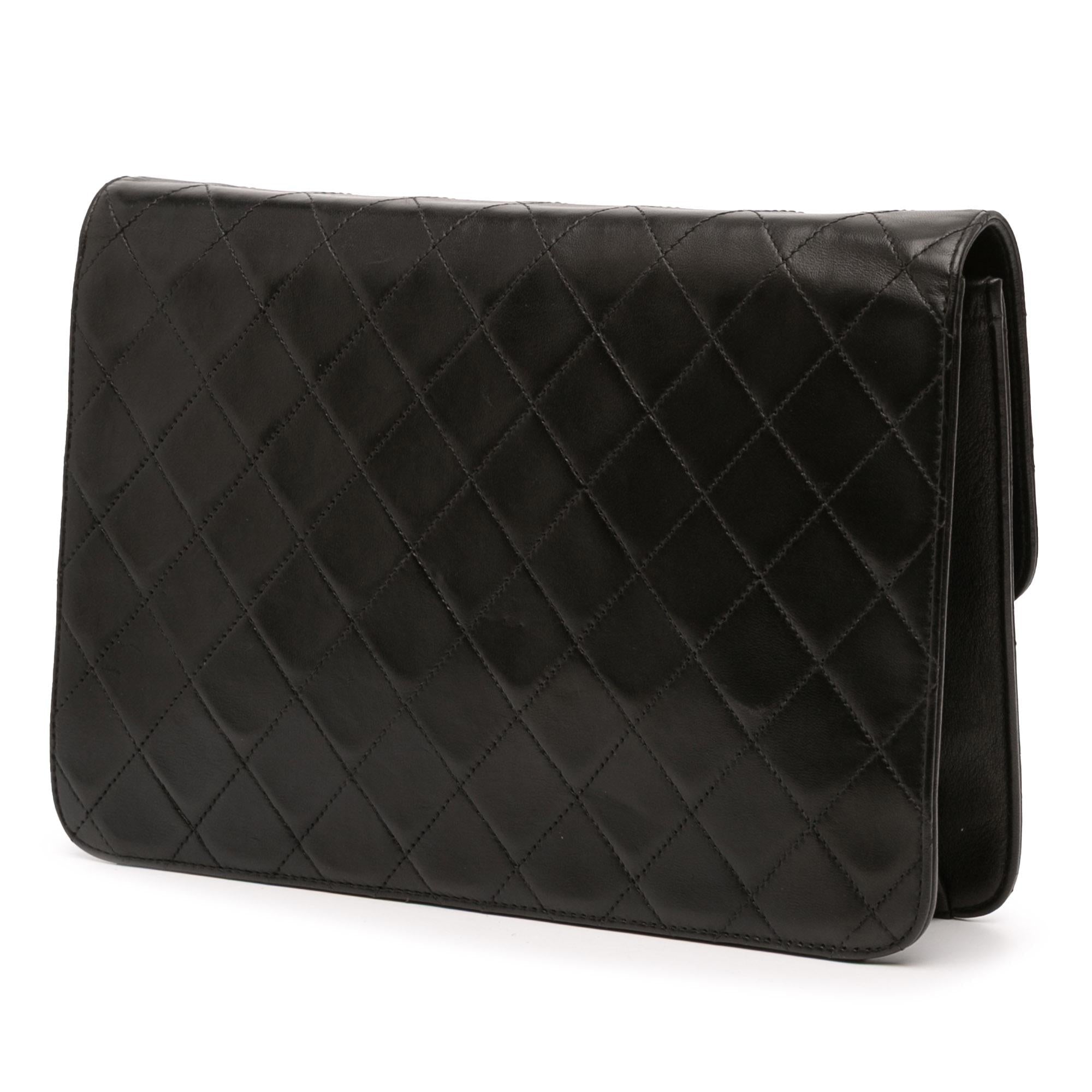 Chanel Medium CC Quilted Lambskin Single Flap