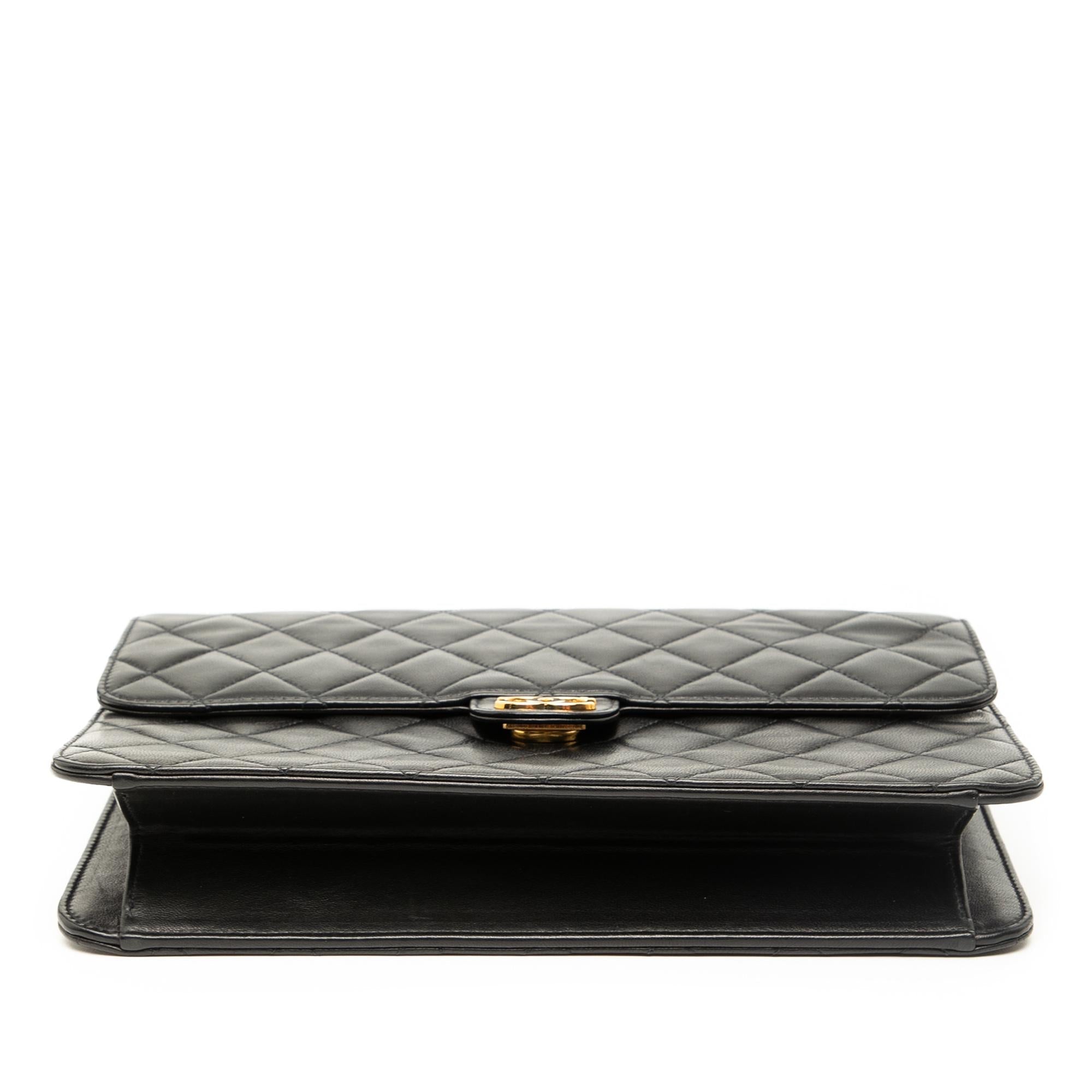 Chanel Medium CC Quilted Lambskin Single Flap