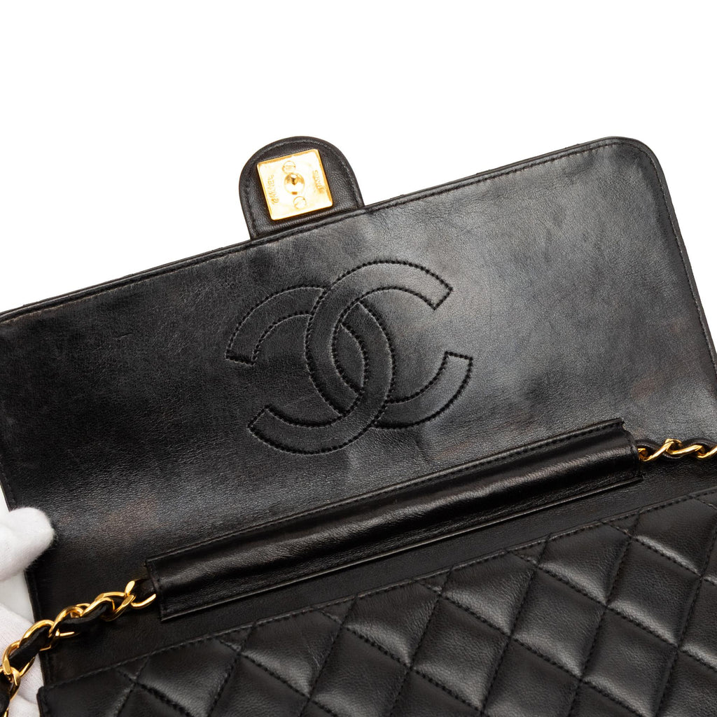Chanel Medium CC Quilted Lambskin Single Flap