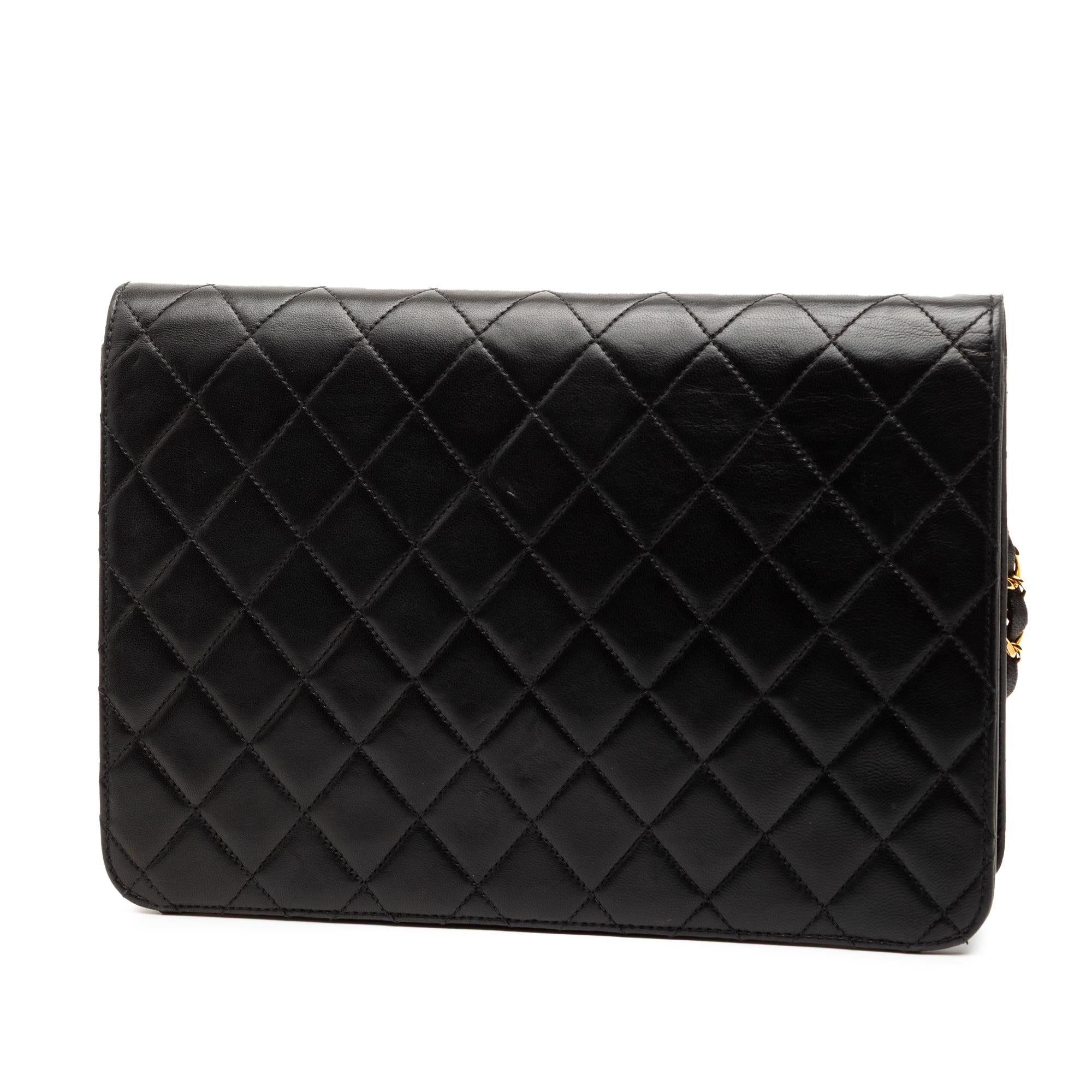 Chanel Medium CC Quilted Lambskin Single Flap
