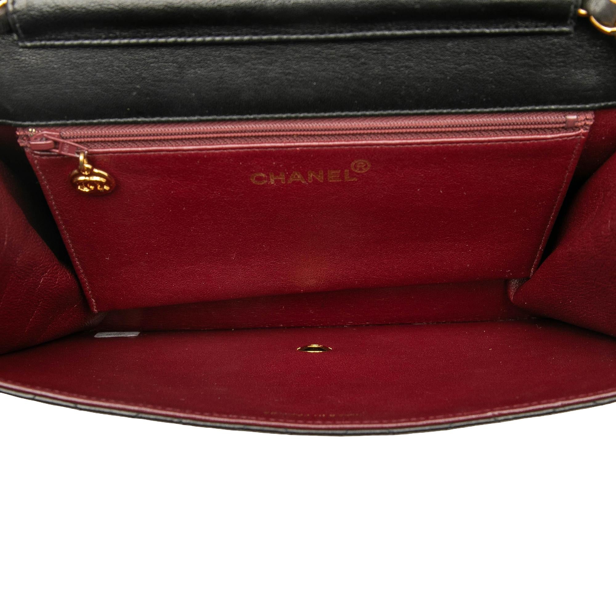 Chanel Medium CC Quilted Lambskin Single Flap
